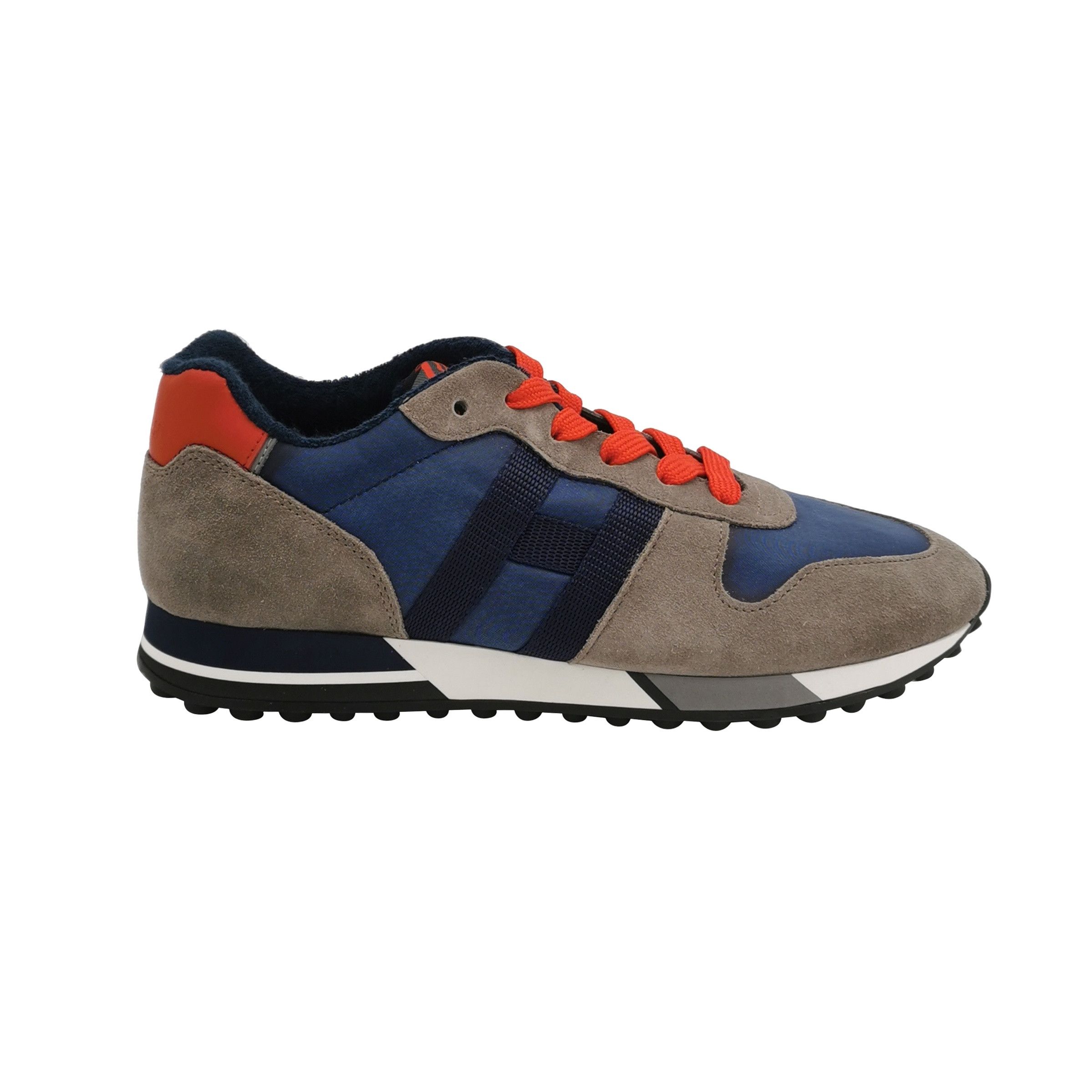 Hogan Hogan Blue Colorblock Suede Low-Top Sneakers 40.5 Size US 7 / EU 40 - 1 Thumbnail