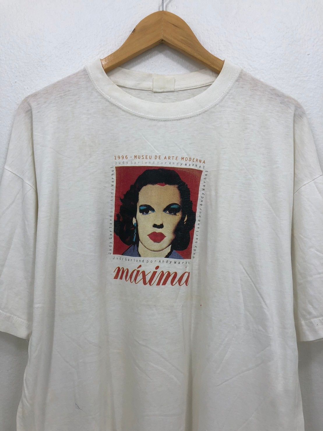Andy Warhol × Vintage Vintage 1996's Andy Warhol x Judy Garland shirt wts01 Size US L / EU 52-54 / 3 - 1 Thumbnail