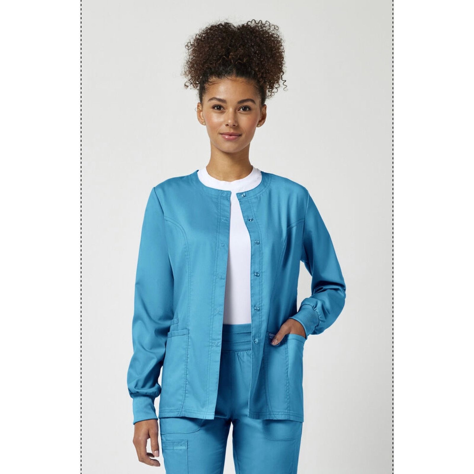 Cherokee Cherokee Revolution scrub jacket (size: large) Size L / US 10 / IT 46 - 4 Thumbnail