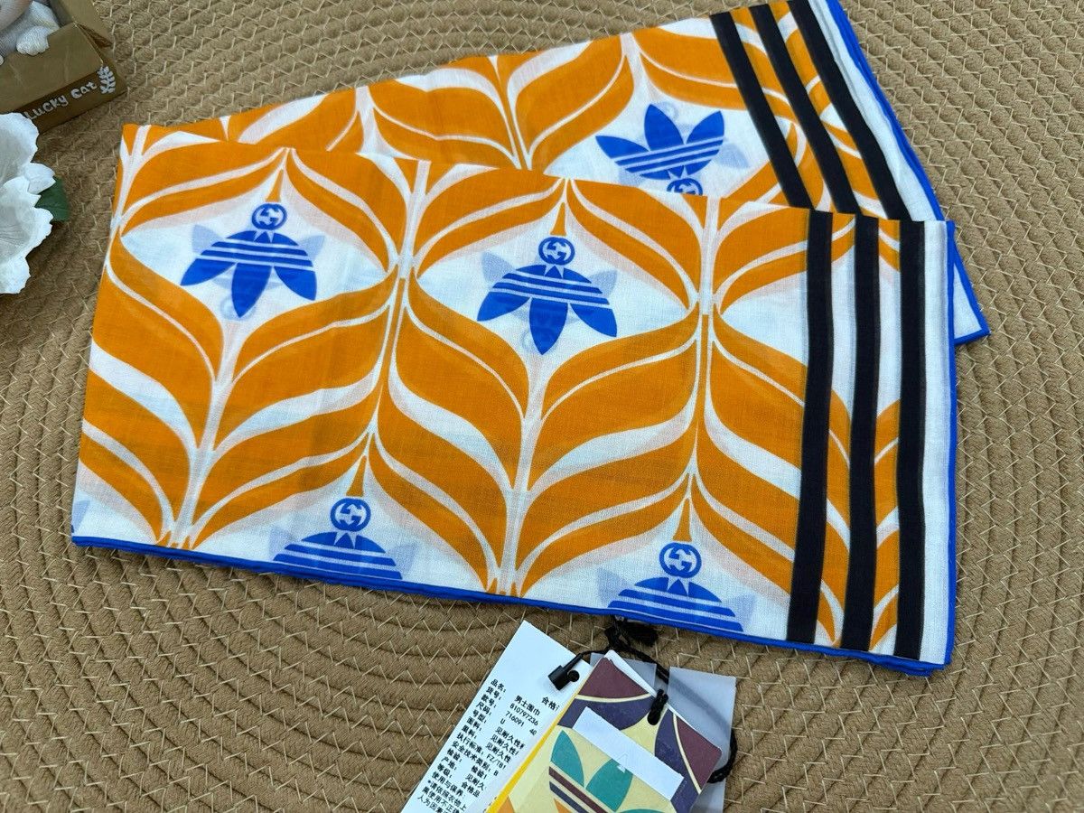 Gucci Gucci x adidas silk scarf New Size ONE SIZE - 4 Thumbnail