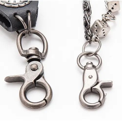 VIBE Denim Head Motorcycle Jeans Chain Wallet Size ONE SIZE - 7 Thumbnail