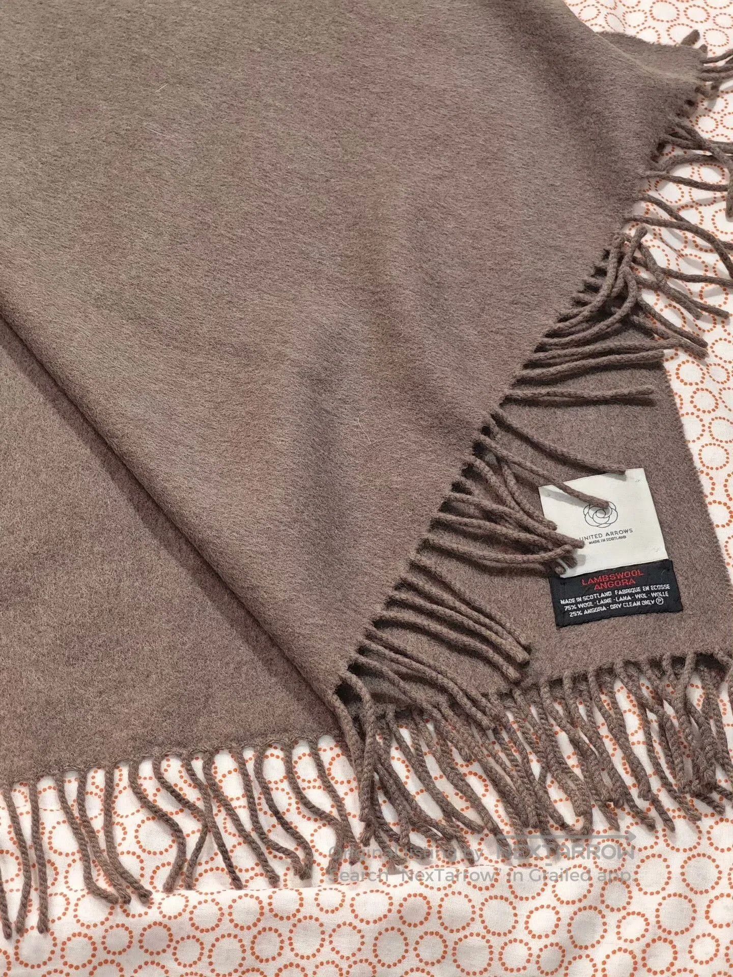 Begg x Co Begg Angora Wool Scarf Shawl. Size ONE SIZE - 4 Thumbnail
