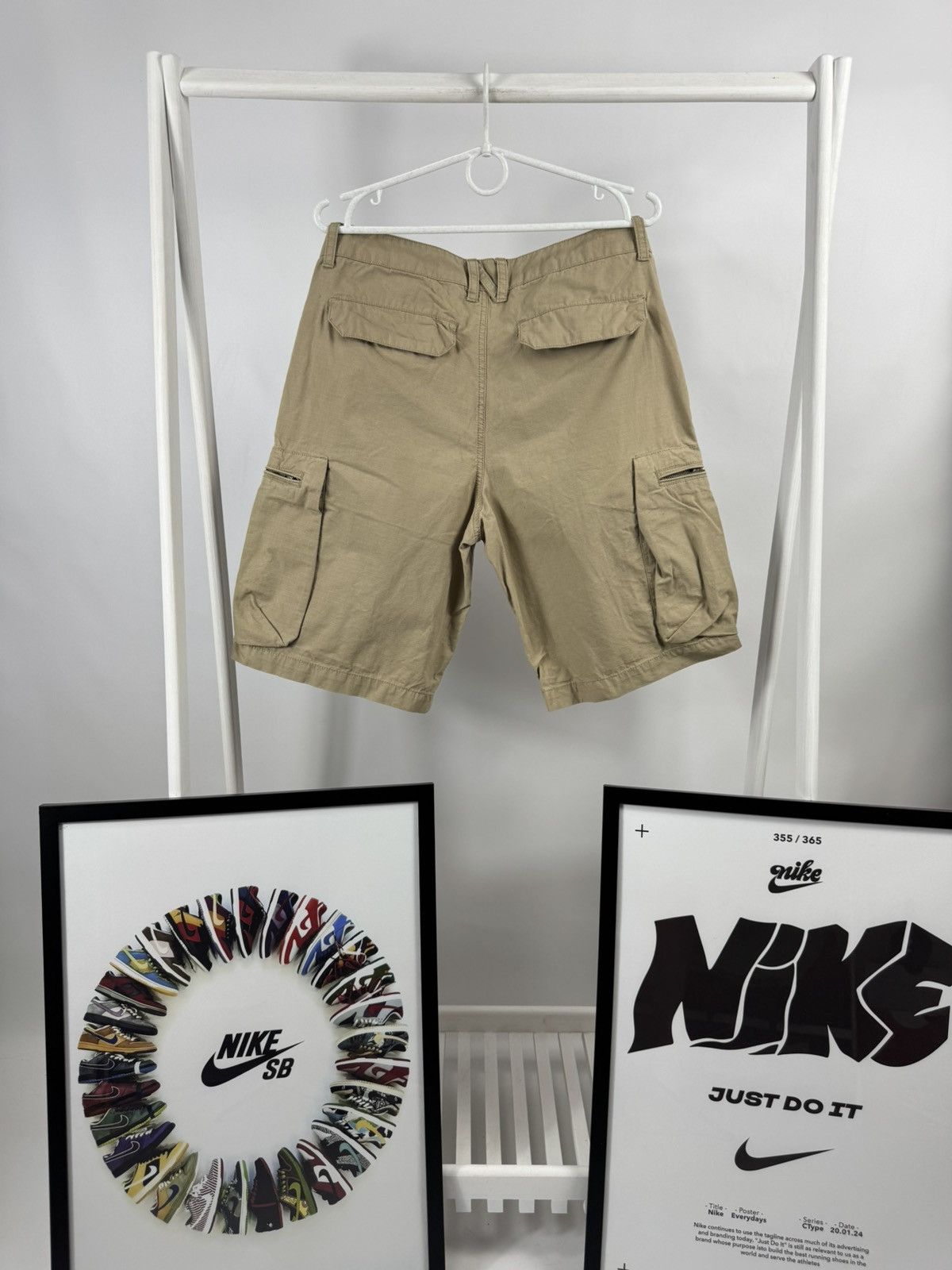 Nike Vintage Nike Cargo Shorts Size US 32 / EU 48 - 8 Thumbnail
