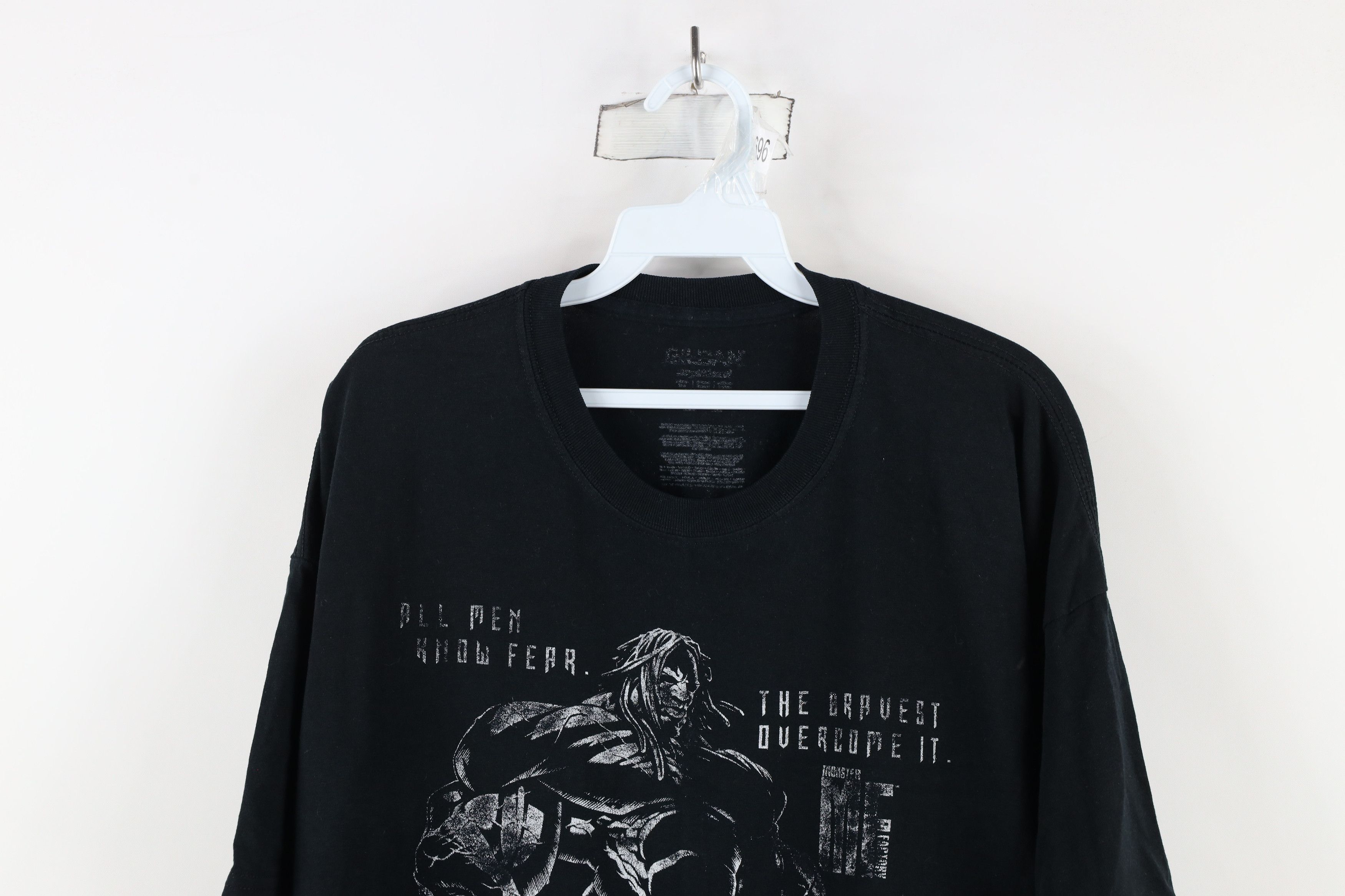 Vintage Vintage Y2K Streetwear Monster Factory Gym Beast T-Shirt Size US XXL / EU 58 / 5 - 2 Thumbnail