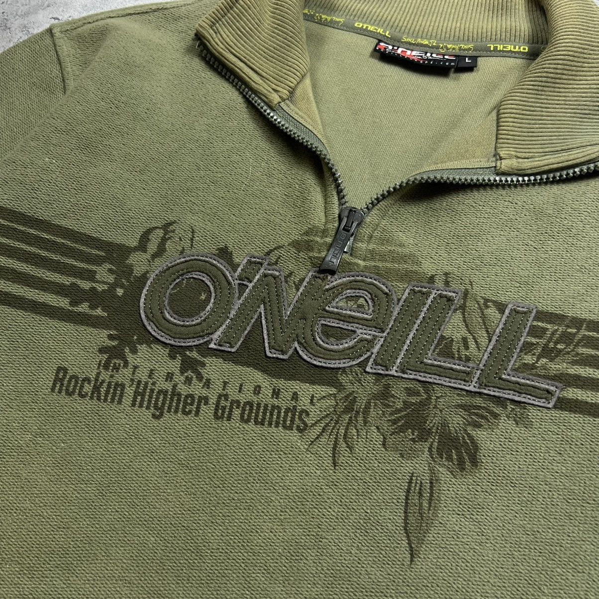 O'Neill 00s O’neill Vintage Y2K Surf Style Embroidered Logo 1/4 Zip Size US L / EU 52-54 / 3 - 4 Thumbnail