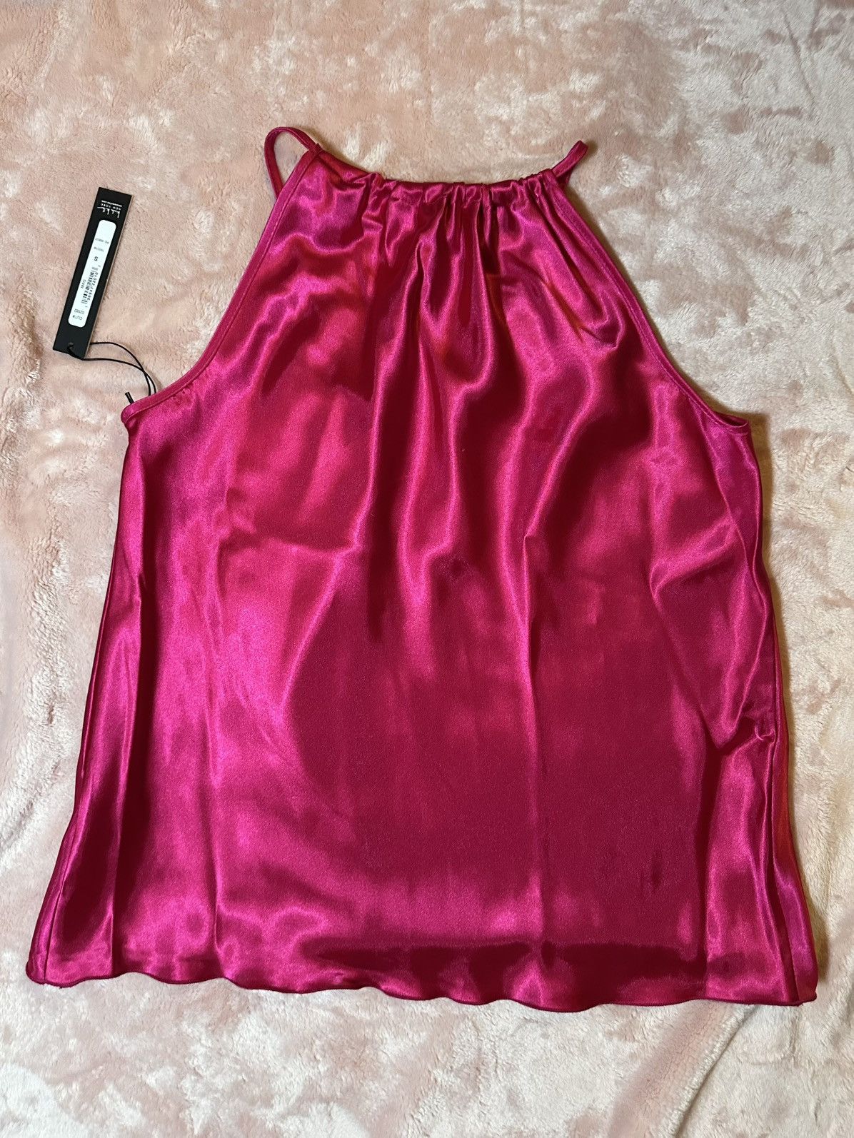 Nicole Miller NWT Nicole Miller New York Pink Soft Satin Tank Top Size S Size S / US 4 / IT 40 - 6 Thumbnail