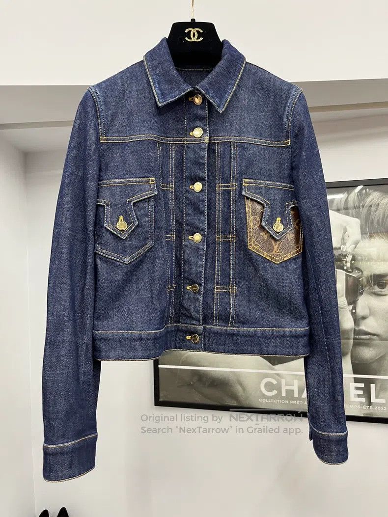 Louis Vuitton Louis Vuitton Presbyopic patchwork denim jacket Size XXS / US 00 / IT 34 - 1 Thumbnail