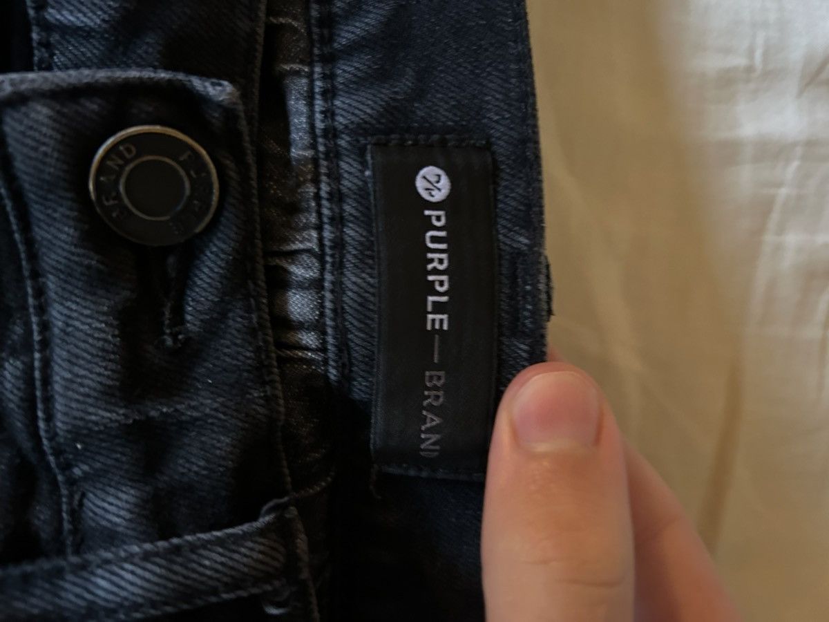 Purple Brand PURPLE WAXED JEANS Size US 33 - 4 Thumbnail