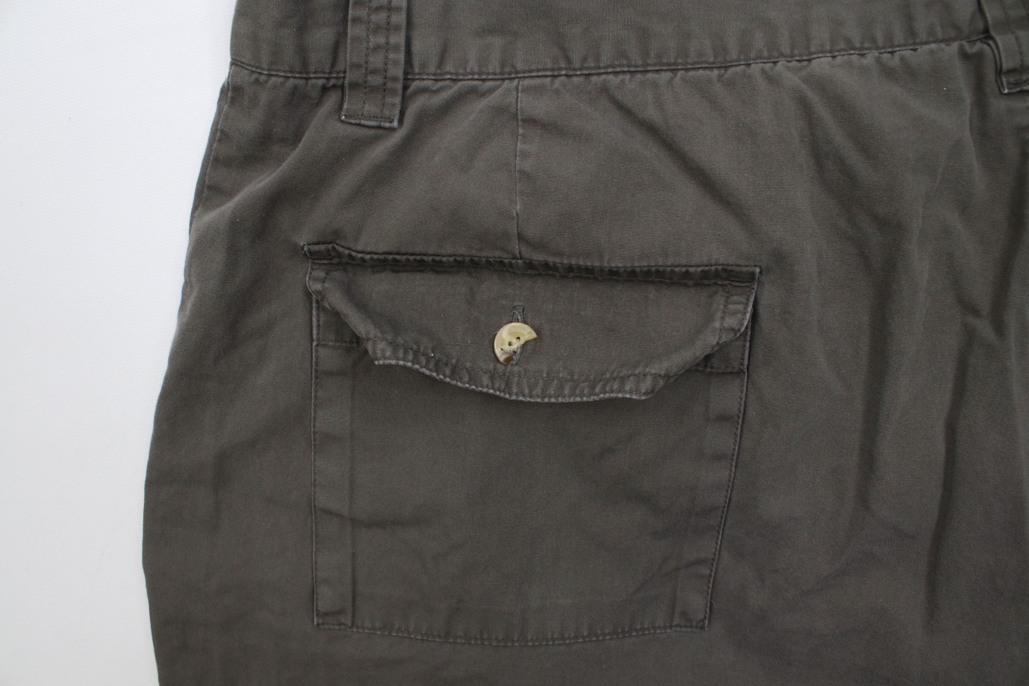 Walls Vintage 90s Walls Wide Leg Trekking Cargo Pants Green Cotton Size US 42 / EU 58 - 13 Thumbnail