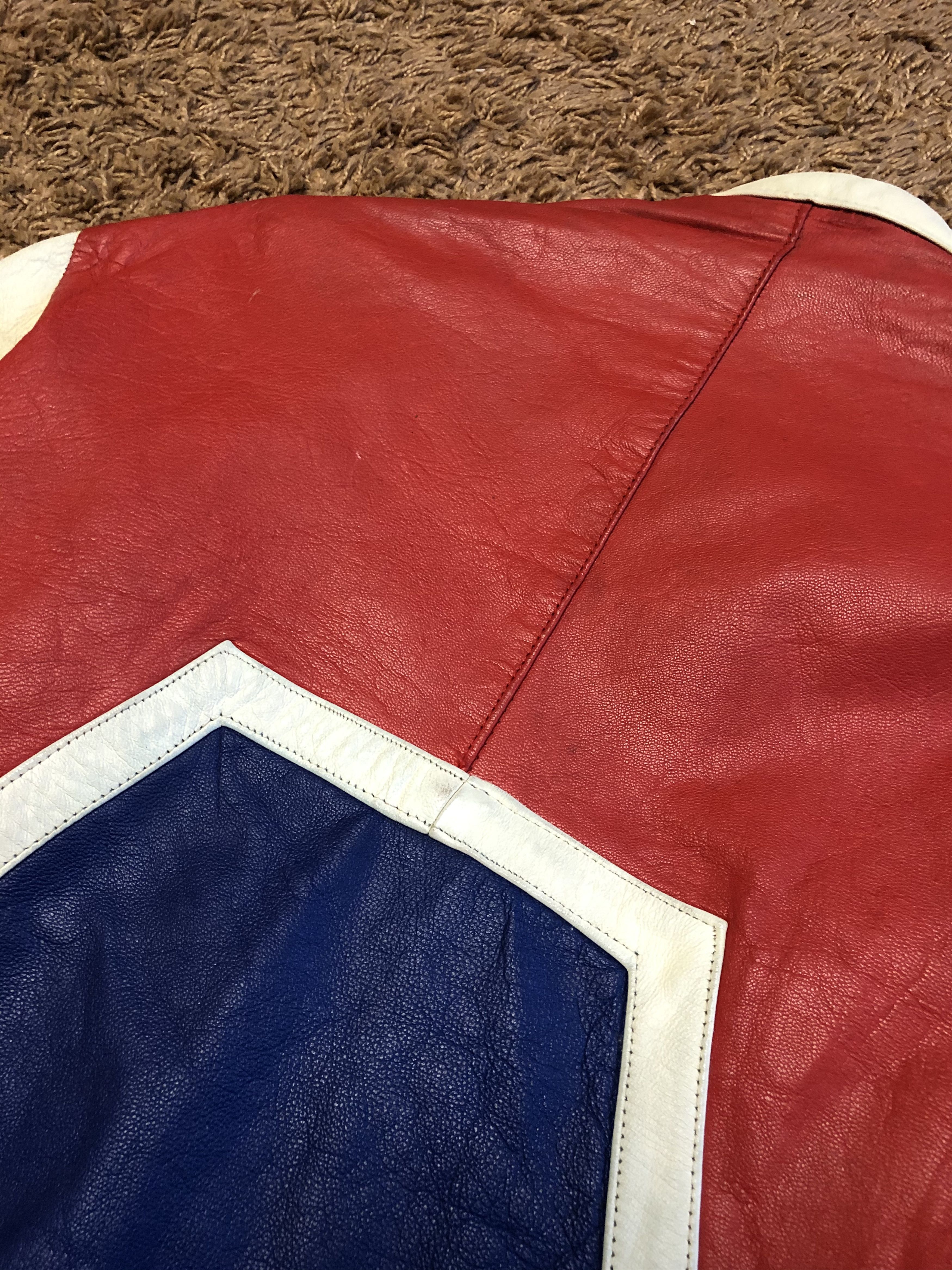 Leather × Vintage Vintage Racing Jacket Leather Size US M / EU 48-50 / 2 - 9 Thumbnail