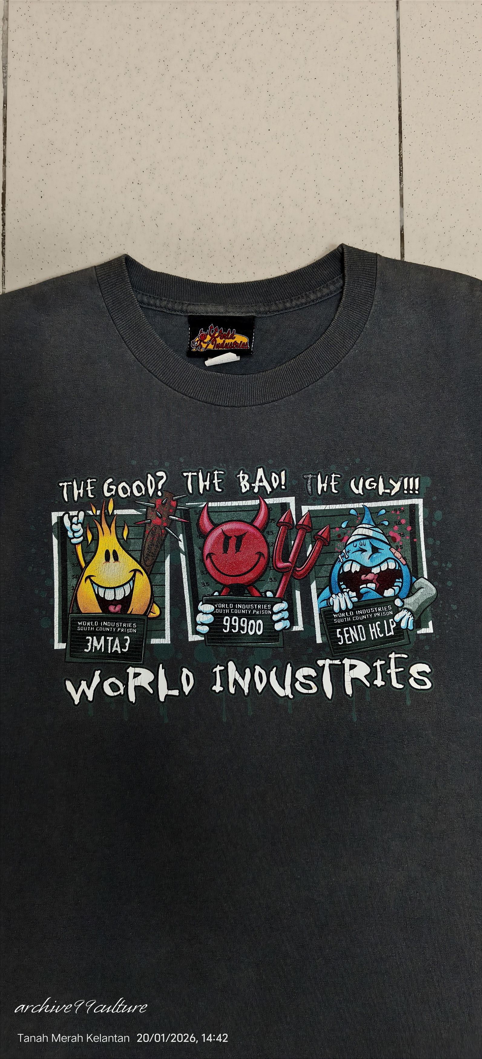 World Industries Rare 90’s Flameboy Wet Willy the good, the bad, the ugly Size US M / EU 48-50 / 2 - 10 Thumbnail