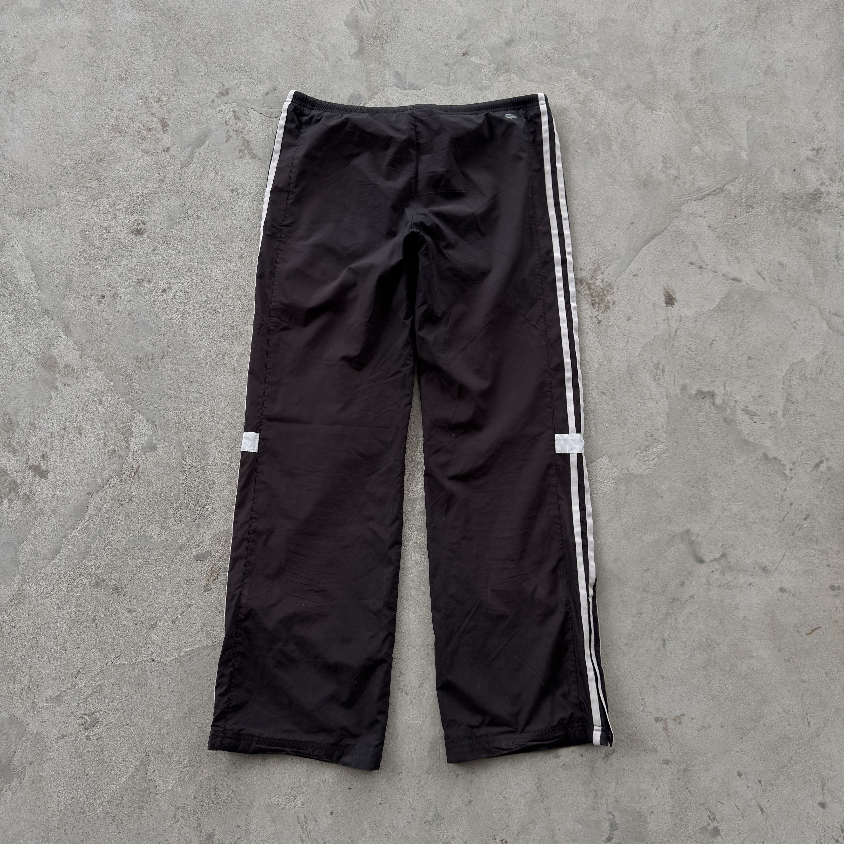 Adidas Vintage 00s Adidas Nylon Track Pants Size 30" / US 8 / IT 44 - 2 Thumbnail