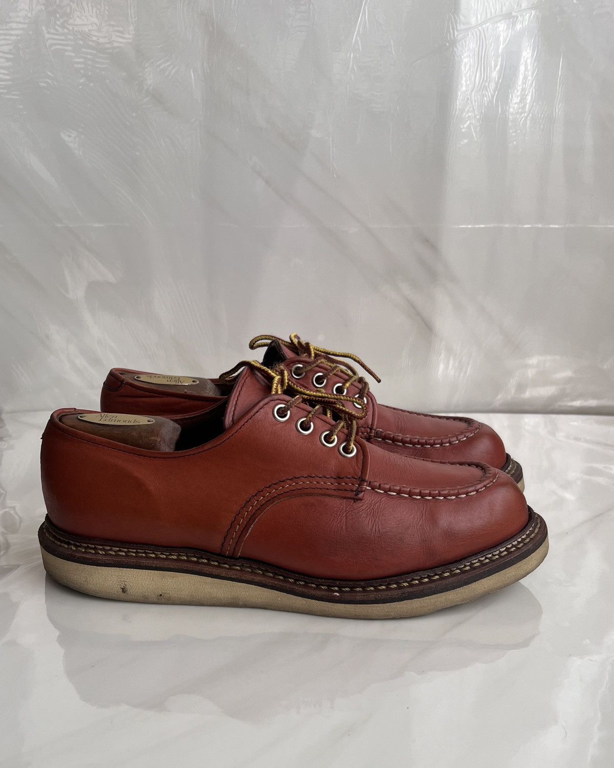 Red Wing Red wing #8103 Moc toe oxford brown leather boot size 7 D Size US 7 / EU 40 - 4 Thumbnail