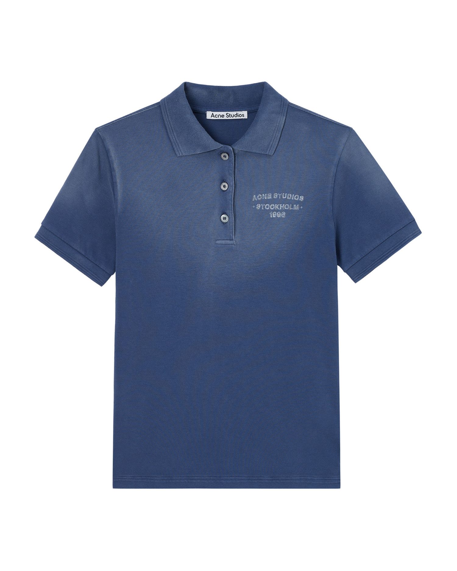 Acne Studios Acne Studios Text Graphic Short Sleeve polo Shirt Size S / US 4 / IT 40 - 1 Thumbnail