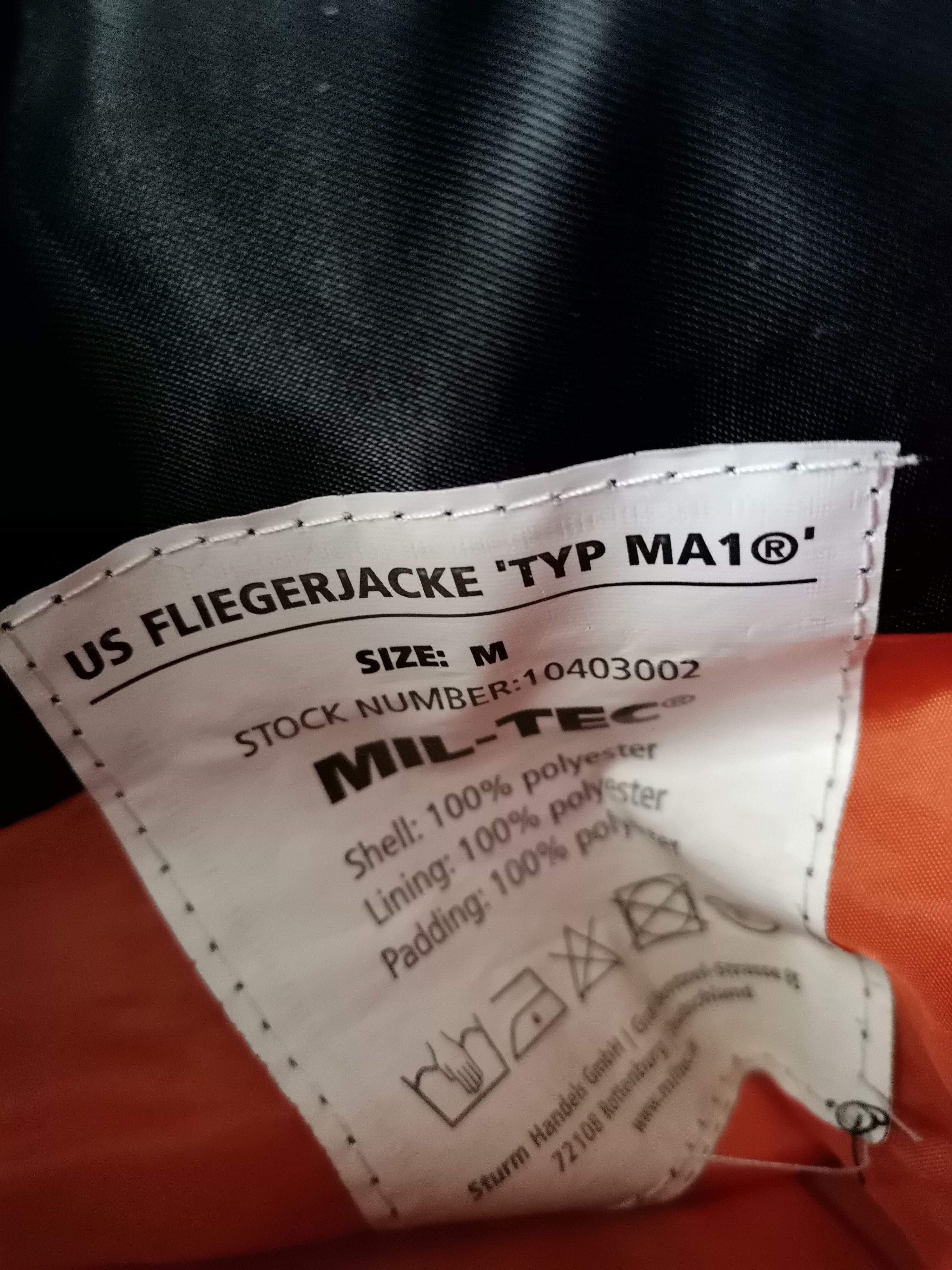 MIL-TEC Vintage Mil-Tec MA1 Reversible Bomber Jacket Size US M / EU 48-50 / 2 - 3 Thumbnail