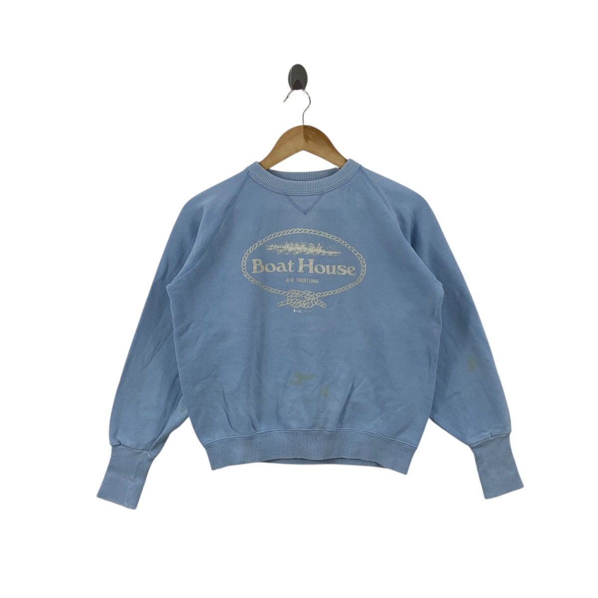 Boathouse Vintage 90’ BOAT HOUSE JAPAN Joymark Blue Sweatshirt Sweater Size M / US 6-8 / IT 42-44 - 1 Thumbnail