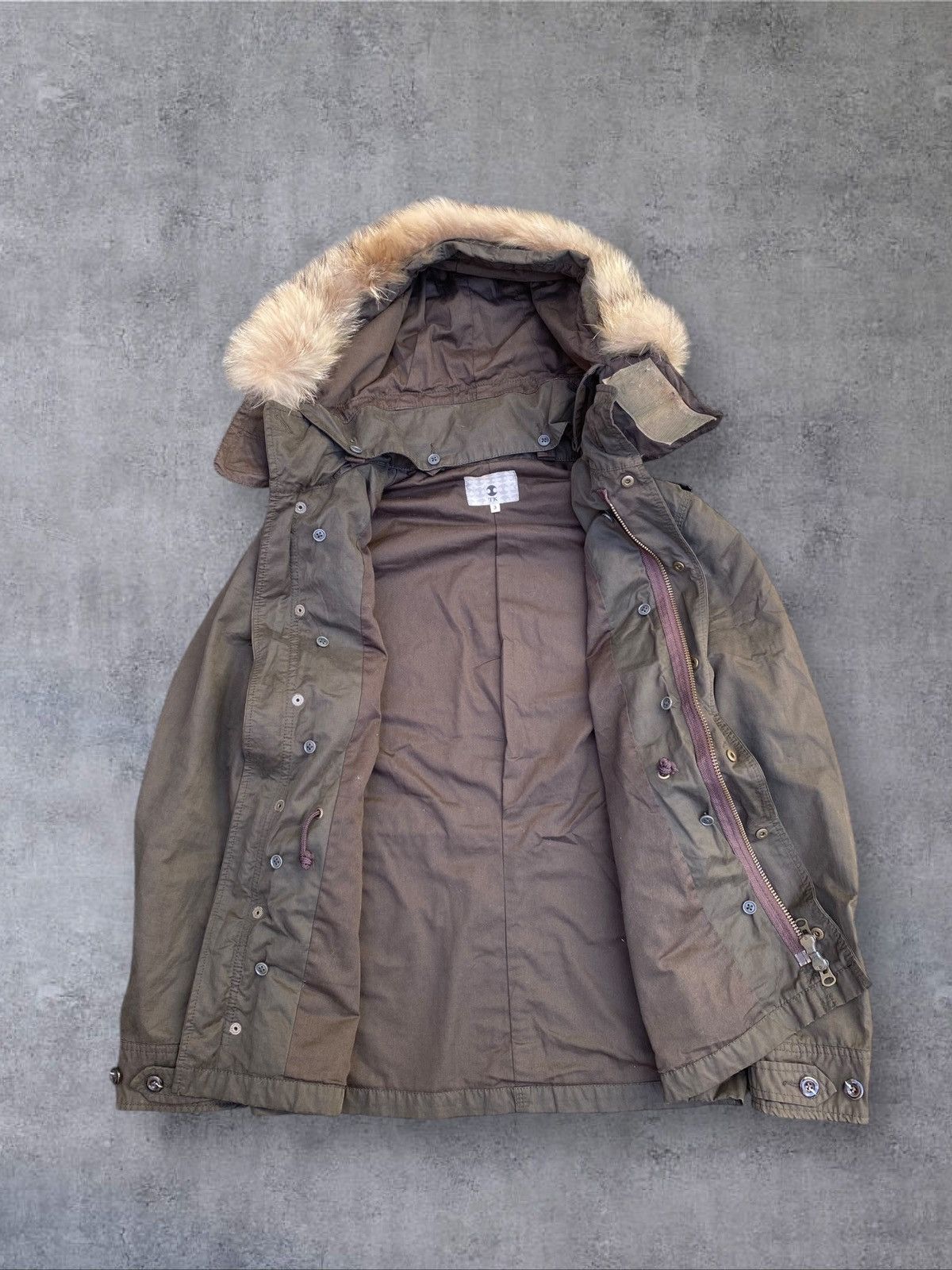 Japanese Brand × Takeo Kikuchi 2000s Takeo Kikuchi Fur Parka Size US S / EU 44-46 / 1 - 2 Thumbnail