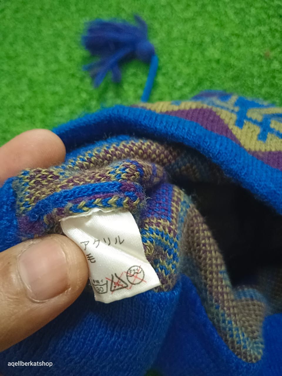 Japanese Brand APPI Colourful Motive Beanie Size ONE SIZE - 8 Thumbnail
