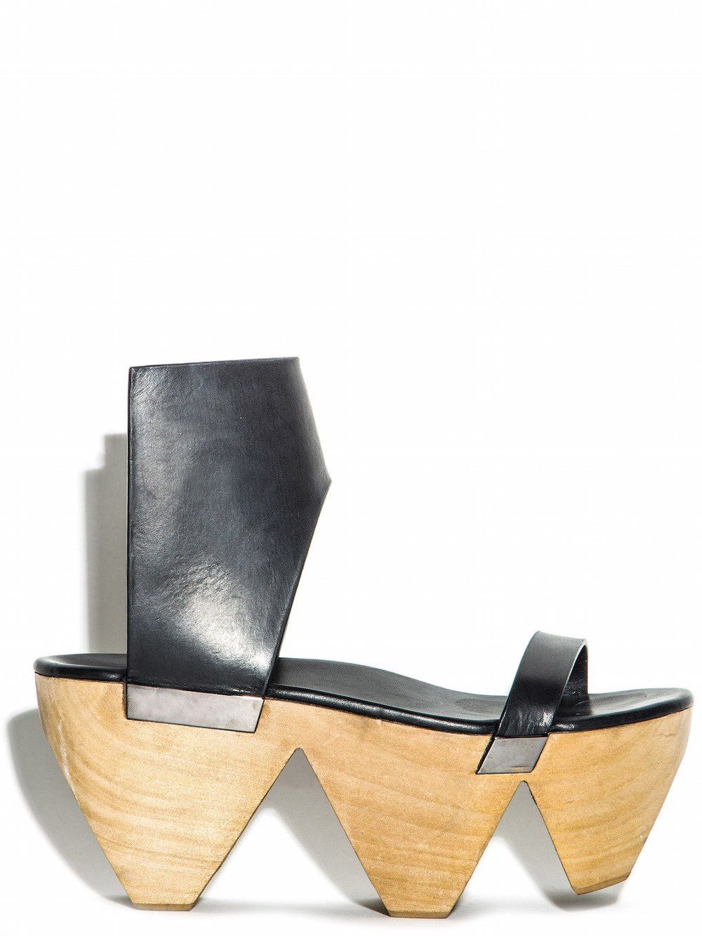 Rick Owens Rick Owens Faun SS15 Collection Monster Geta Wooden Clogs ...