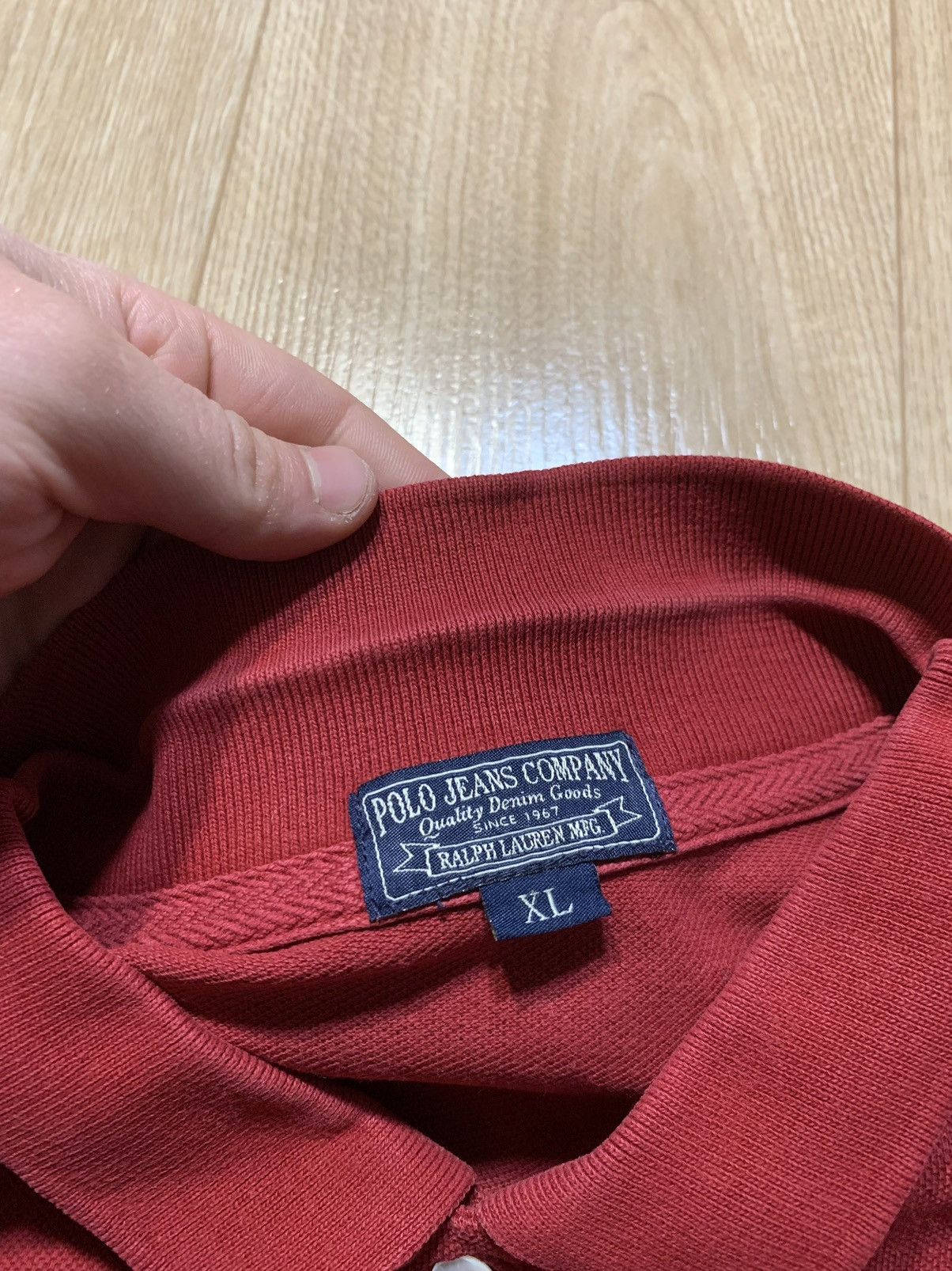Japanese Brand Vintage Polo Jeans Company Ralph Lauren Flag Polo Size US XL / EU 56 / 4 - 11 Thumbnail