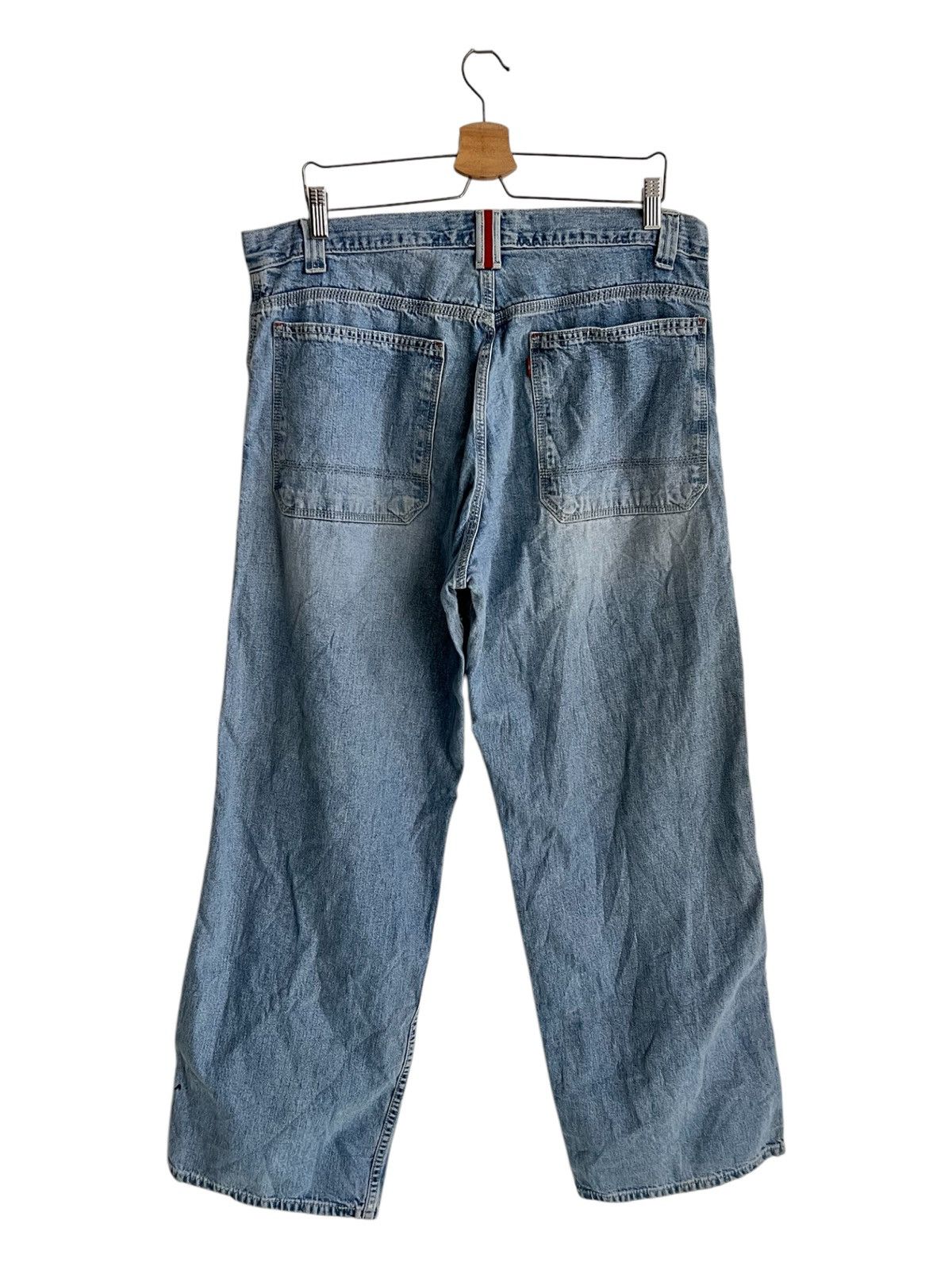JNCO × Levi's Vintage Clothing × Vintage Y2K Levis Silvertab Super Baggy JNCO Style Jeans Denim Size US 36 / EU 52 - 3 Thumbnail