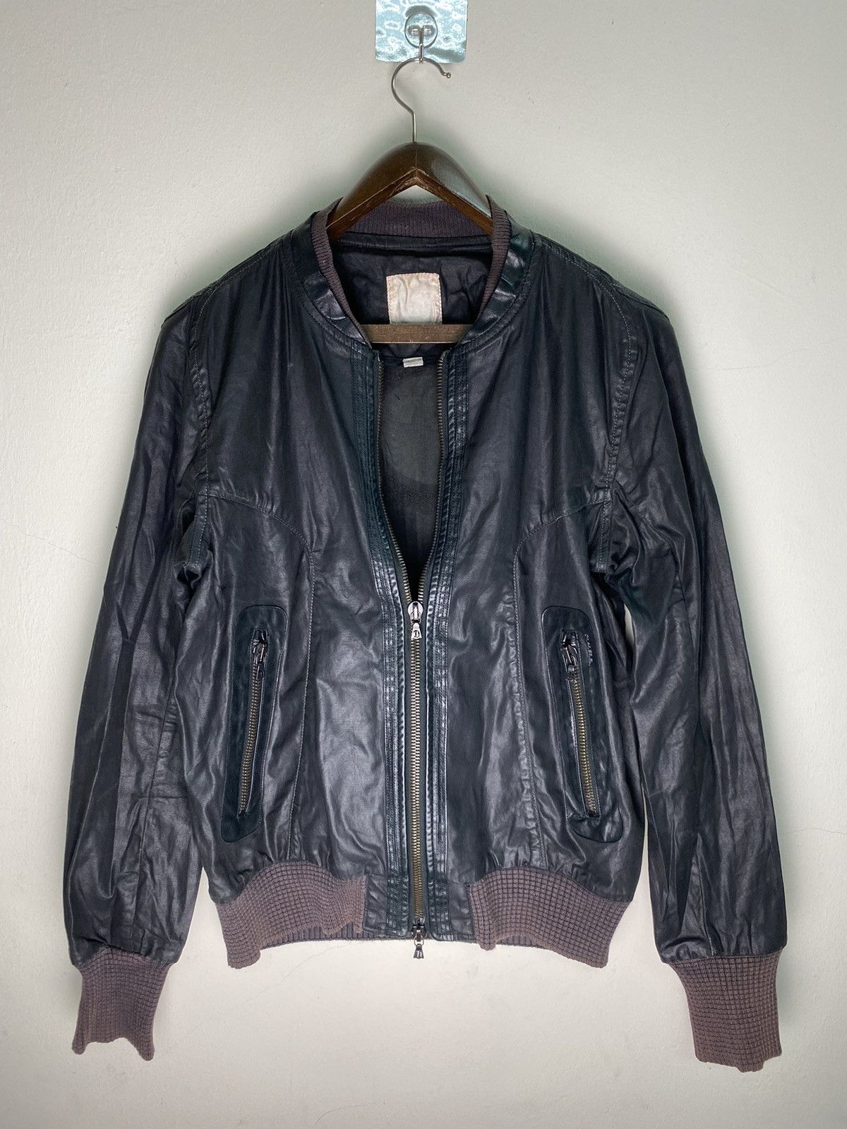 Diesel Vtg Diesel Cow Leather Brave Jacket Made In Tunisia Size US M / EU 48-50 / 2 - 4 Thumbnail