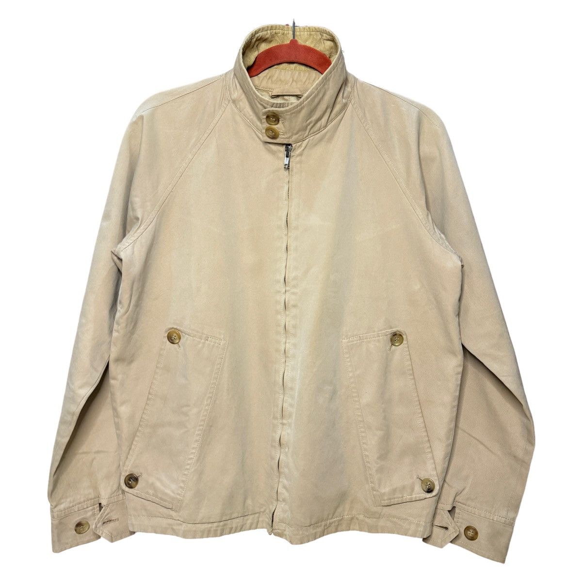 image of Maison Margiela S/s 02 Maison Martin Margiela Harrington Jacket in Light Beige, Men's (Size Small)