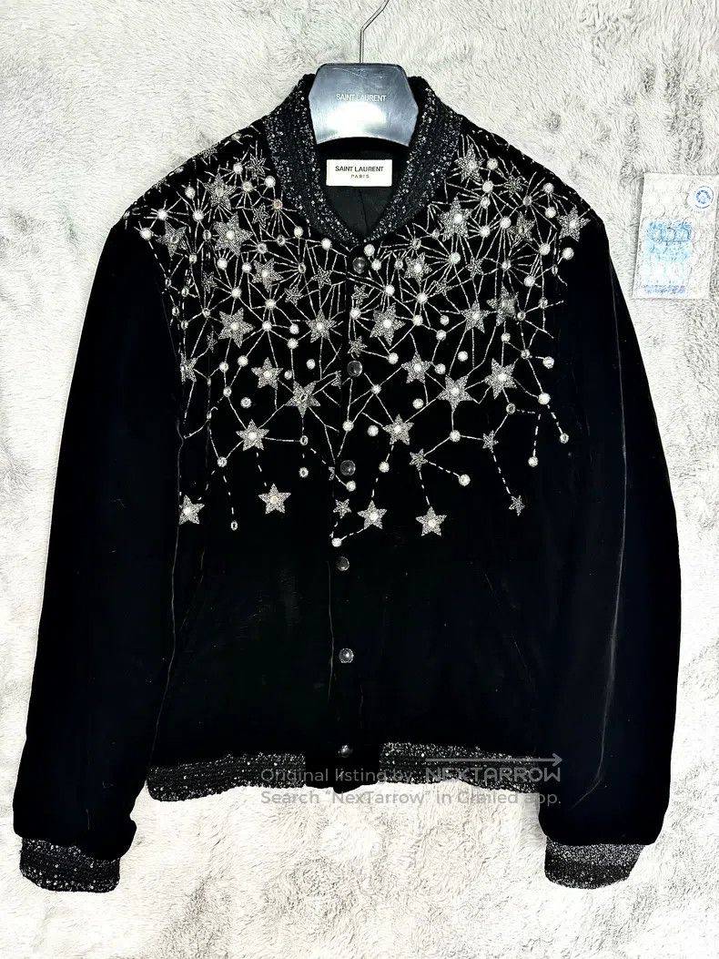 Saint Laurent Paris Saint Laurent Paris Starry Jacket Size XS / US 0-2 / IT 36-38 - 1 Thumbnail
