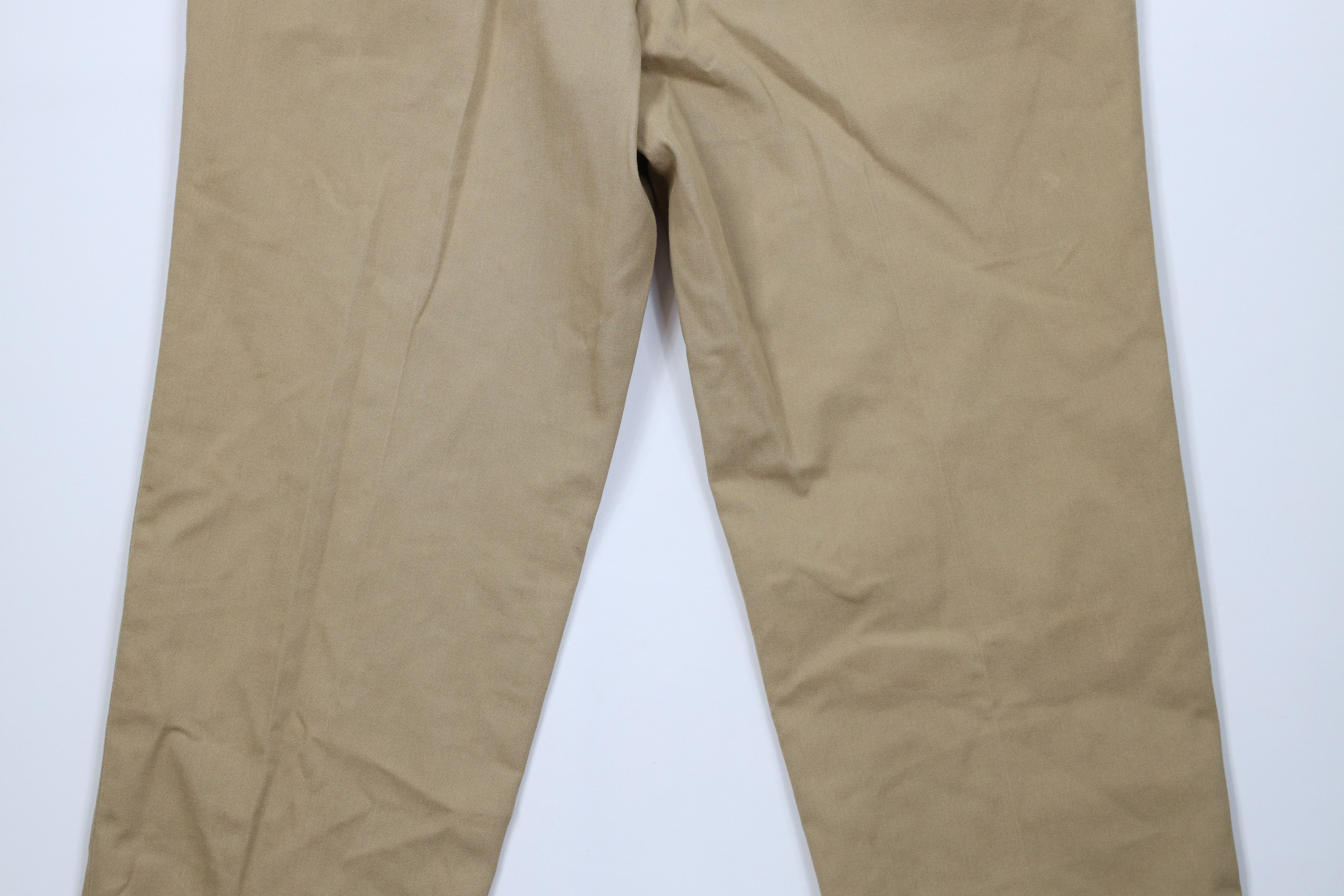 Vintage Vintage 70s Streetwear Bootcut Pleated Chino Pants Khaki USA Size US 32 / EU 48 - 11 Thumbnail
