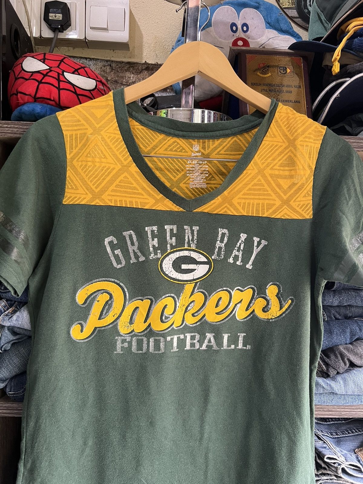 NFL 🔥NFL Green Bay Packers V Neck Tees Size US S / EU 44-46 / 1 - 6 Thumbnail