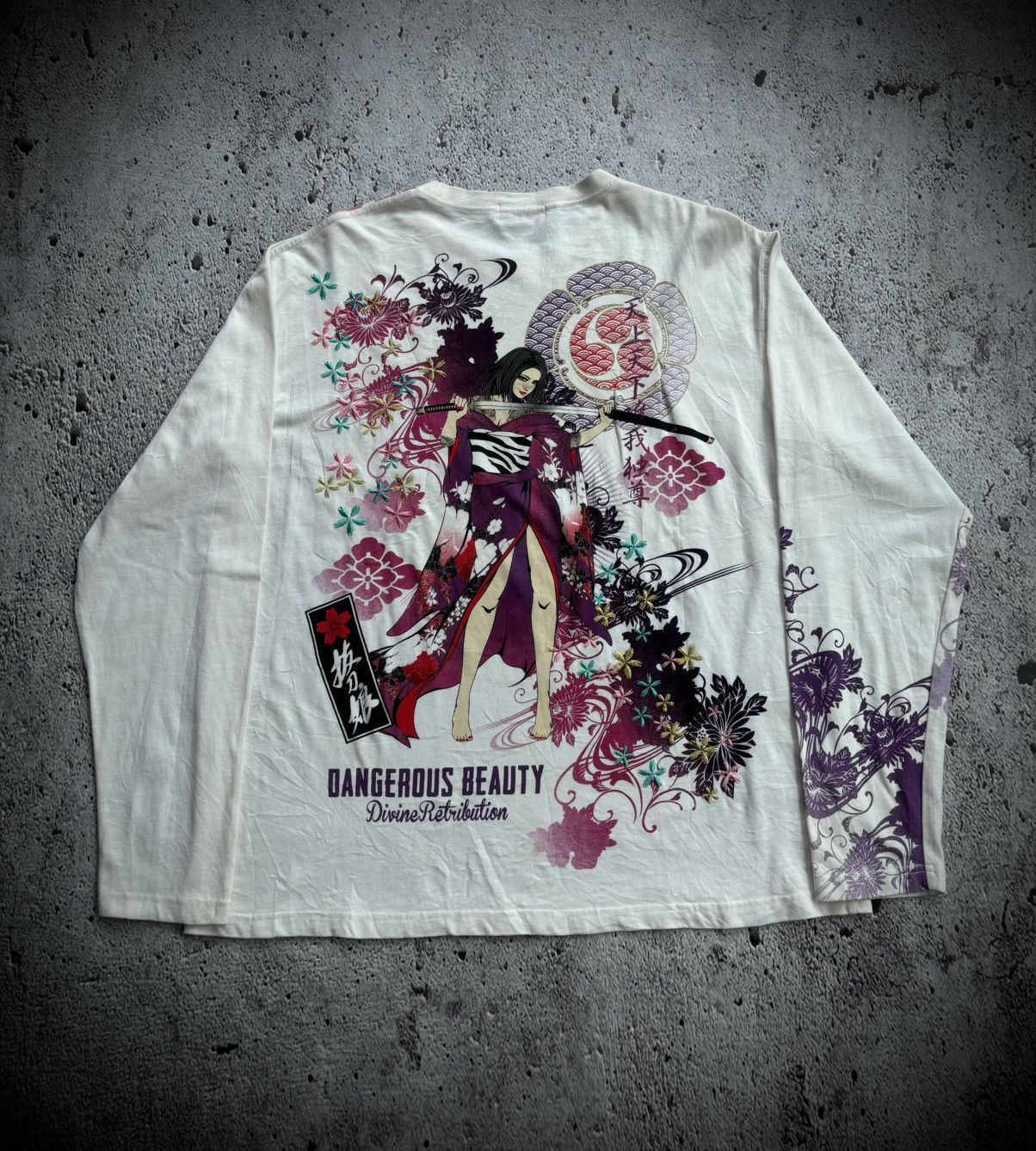 Karakuri Tamashii Japanese Divine Retribution Dangerous Beauty Longsleeve Size US XL / EU 56 / 4 - 1 Thumbnail