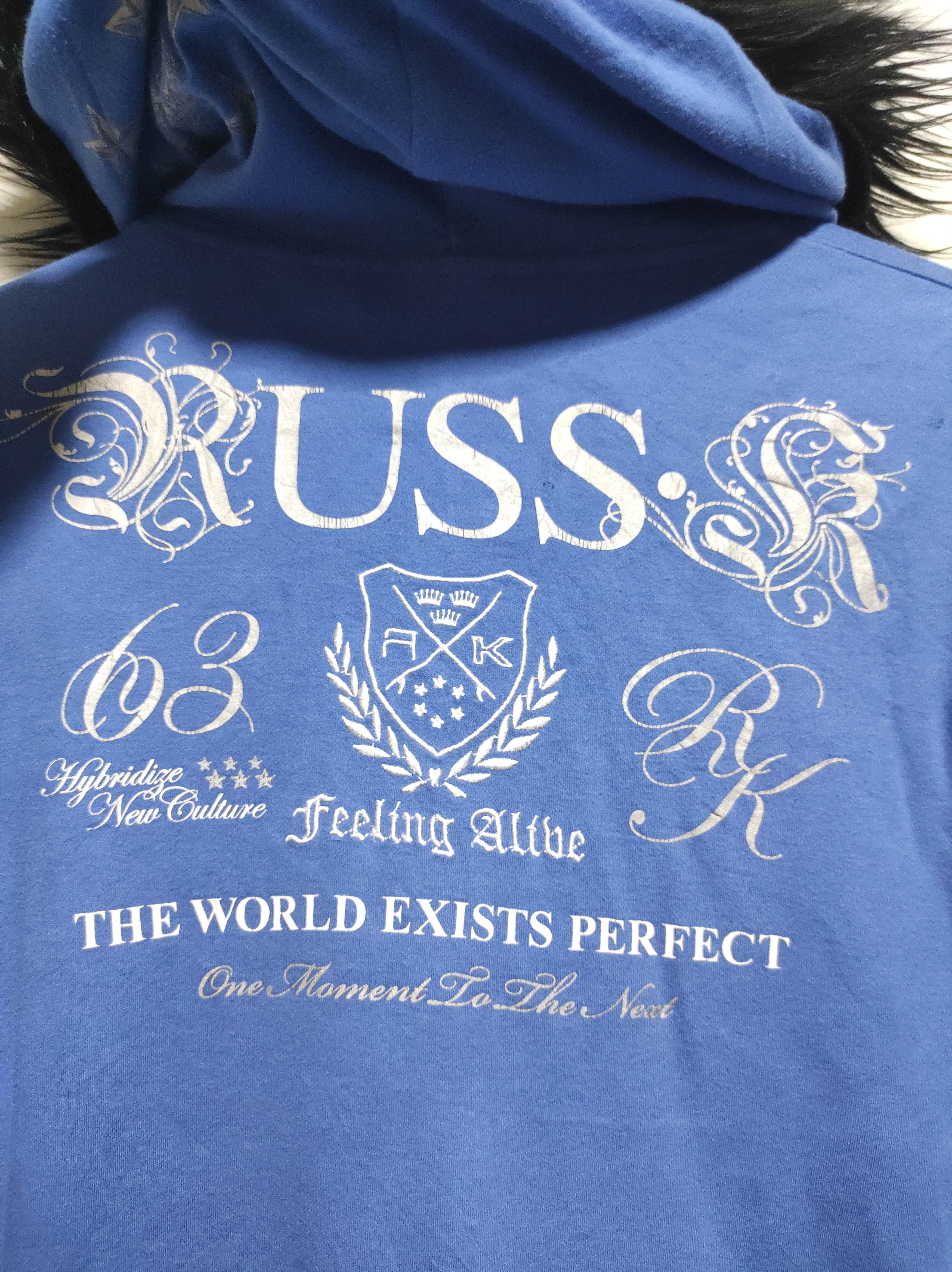 Japanese Brand Russ-K Zip Fur Hoodie IfSixWasNine LGB style Size US S / EU 44-46 / 1 - 16 Thumbnail