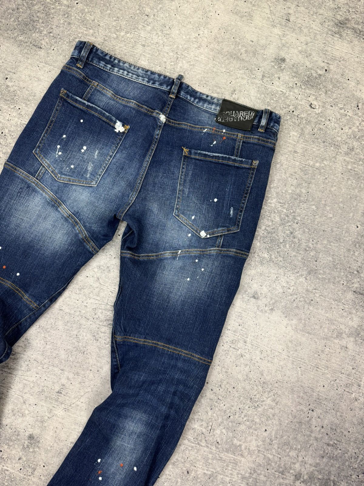 Dsquared2 Dsquared2 Dsquared Painted Patchwork Italian Jeans Trousers Size US 36 / EU 52 - 23 Thumbnail