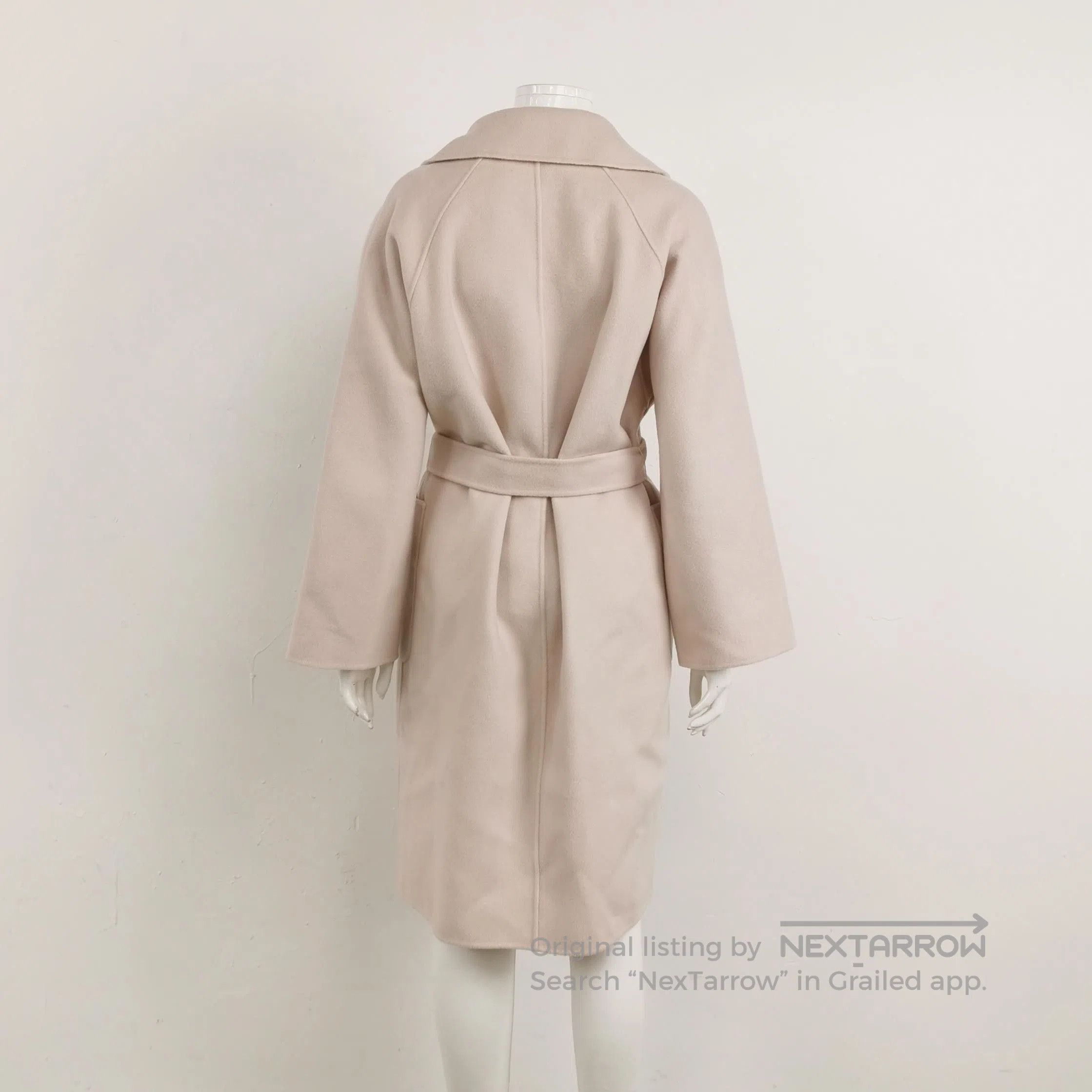 Weekend Max Mara WeekendMaxMara Wool Blend Belted Lapel Coat US8. Size S / US 4 / IT 40 - 1 Thumbnail