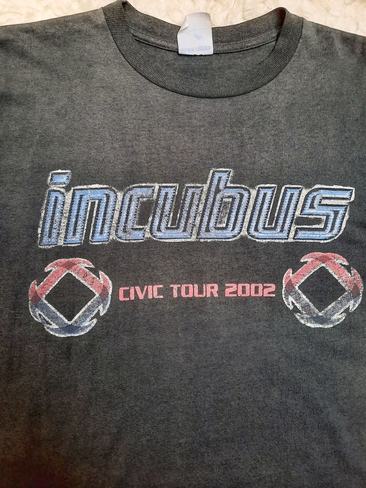Band Tees Incubus Civic Tour 2002 Size US M / EU 48-50 / 2 - 4 Thumbnail