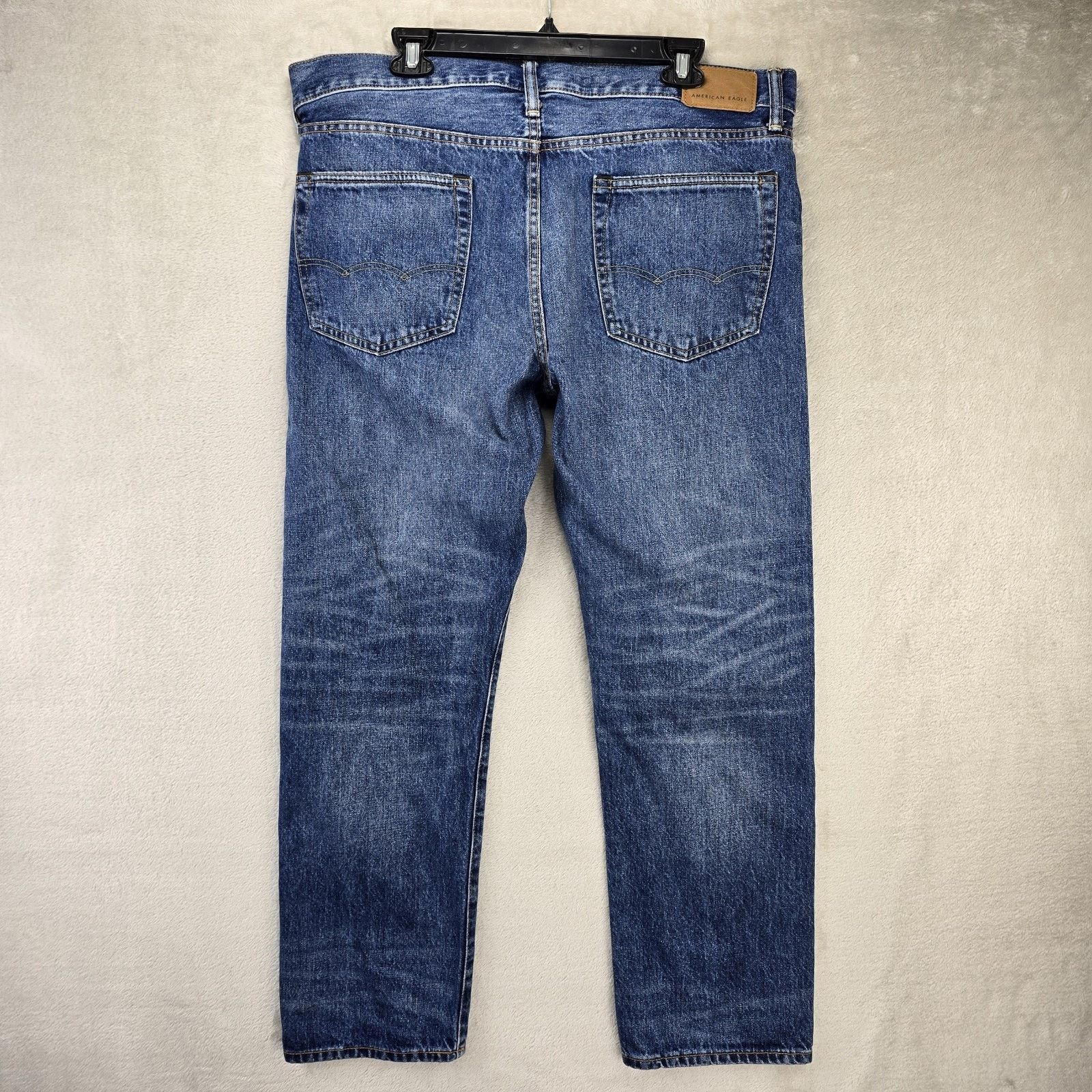 American Eagle Outfitters American Eagle Original Straight Fit Jeans 36x30 (Fits 38x29 Size US 36 / EU 52 - 7 Thumbnail