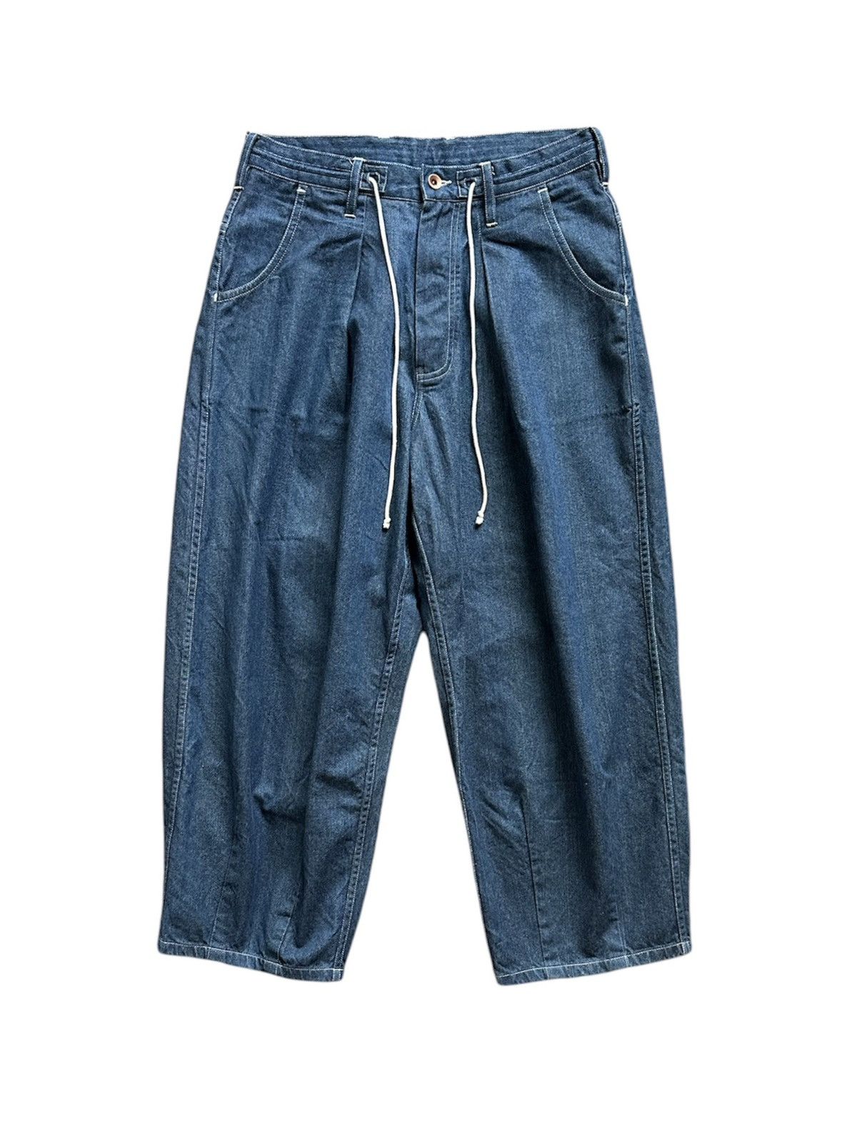 Story Mfg. Story Mfg. Lush blue indigo denim jeans Size US 32 / EU 48 - 1 Thumbnail