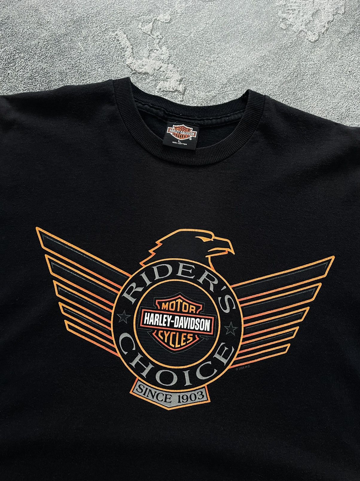 Harley Davidson Vintage Harley Davidson 1996 Rider’s Choice Eagle Shirt Size US L / EU 52-54 / 3 - 7 Thumbnail