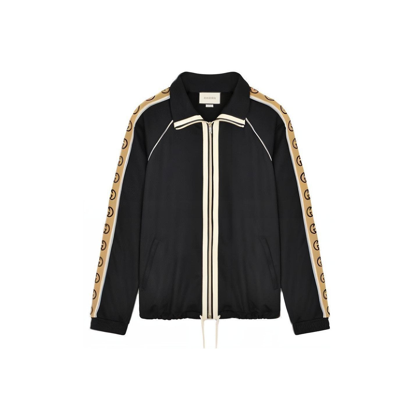 Gucci GUCCI Black Long Sleeve Logo Jacket-2506 Size US XL / EU 56 / 4 - 2 Thumbnail