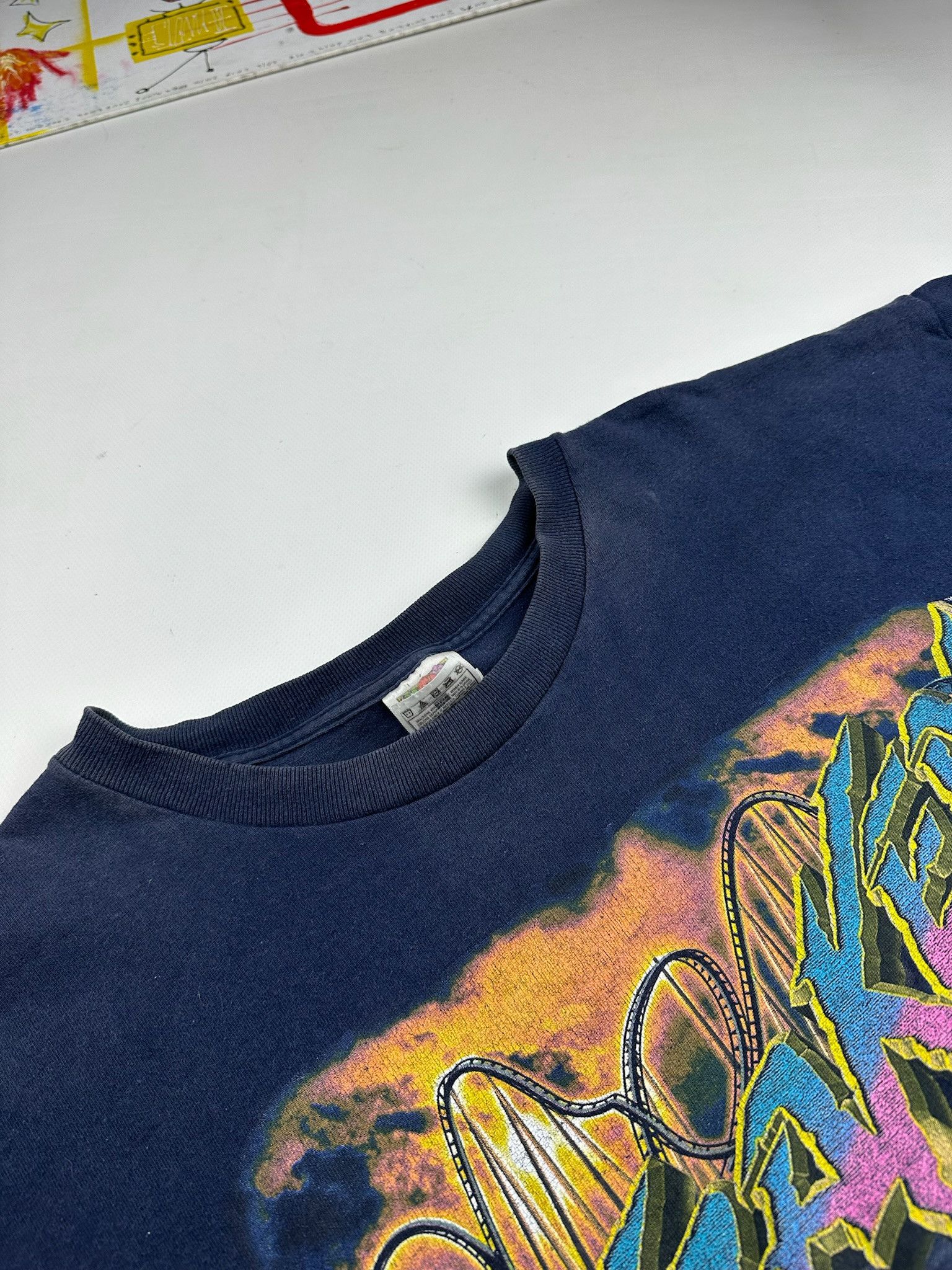 Expert Horror Vintage Kraken t-shirt monster theme park roller coaster Size US XL / EU 56 / 4 - 5 Thumbnail