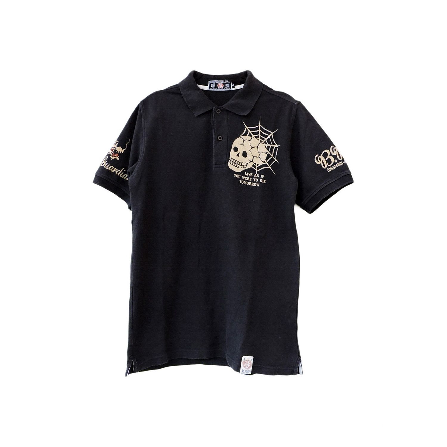 Tedman TEDMAN SKULL SKELETON SNAKE ‘GOOD LUCK CHARM’ POLO SHIRT Size US M / EU 48-50 / 2 - 2 Thumbnail