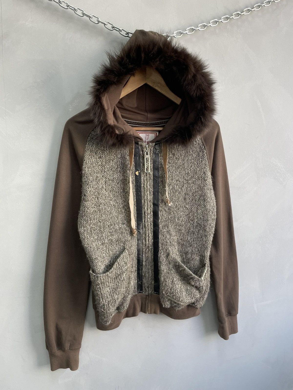 If Six Was Nine Fur hood legrandebleu style wool avant garde style Size US S / EU 44-46 / 1 - 2 Thumbnail
