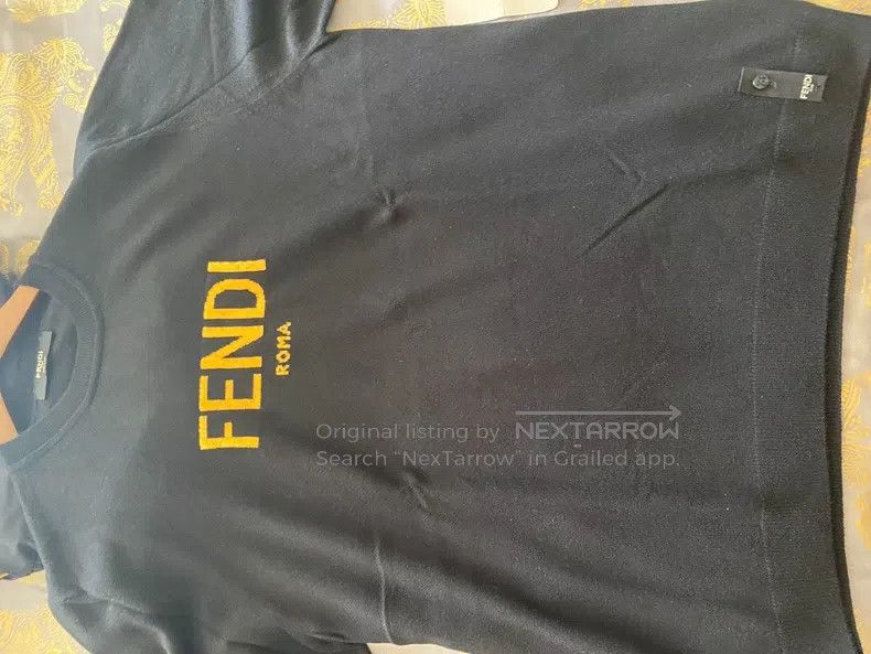 Fendi Fendi Pure Cashmere Sweater Size US L / EU 52-54 / 3 - 3 Thumbnail
