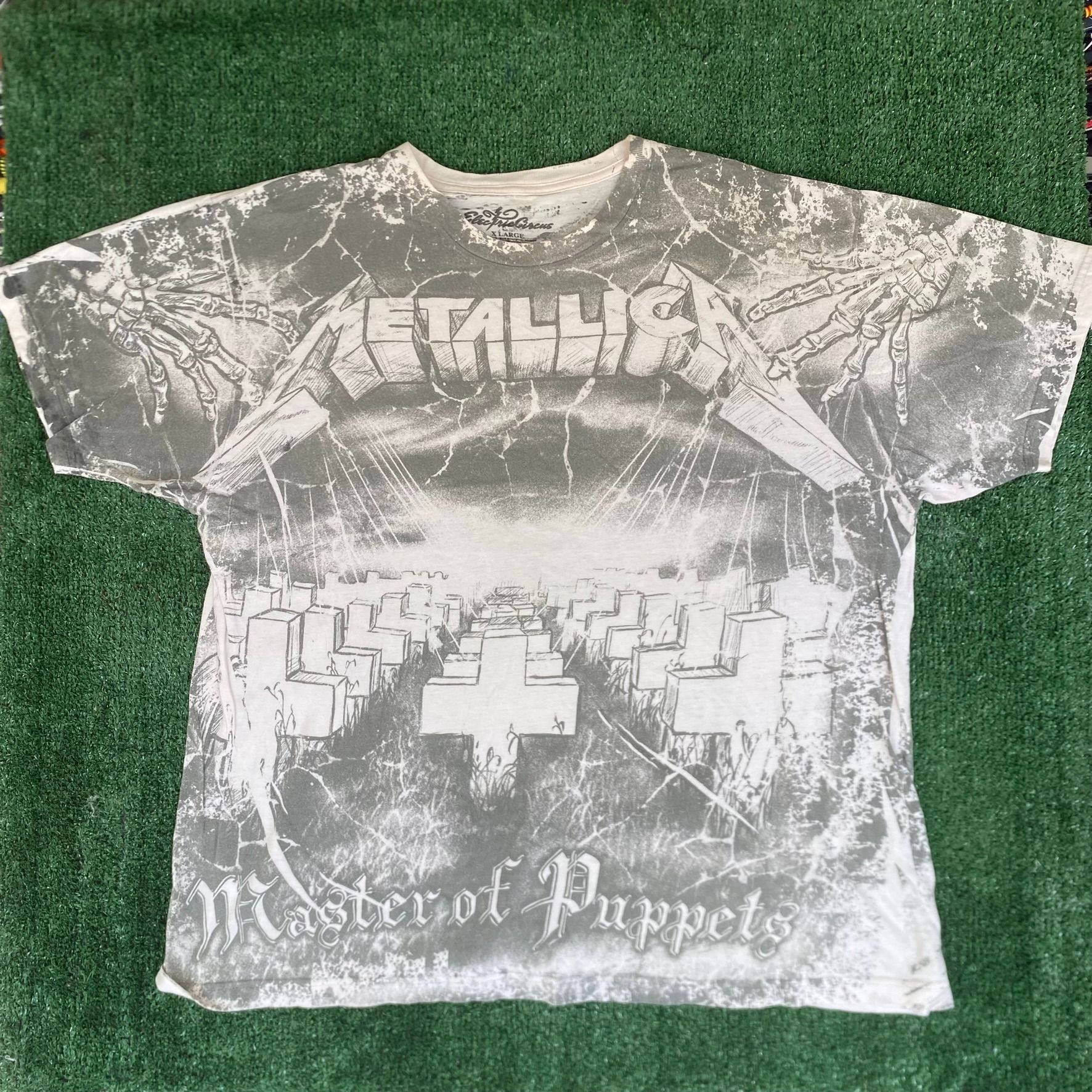 Band Tees Vintage Y2K Metallica Band Shirt Master Puppets AOP Metal Te Size US XL / EU 56 / 4 - 1 Thumbnail
