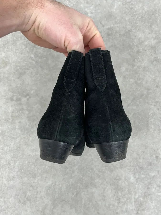 Isabel Marant Isabel Marant Black Suede Leather Boots Size US 7 / IT 37 - 6 Thumbnail