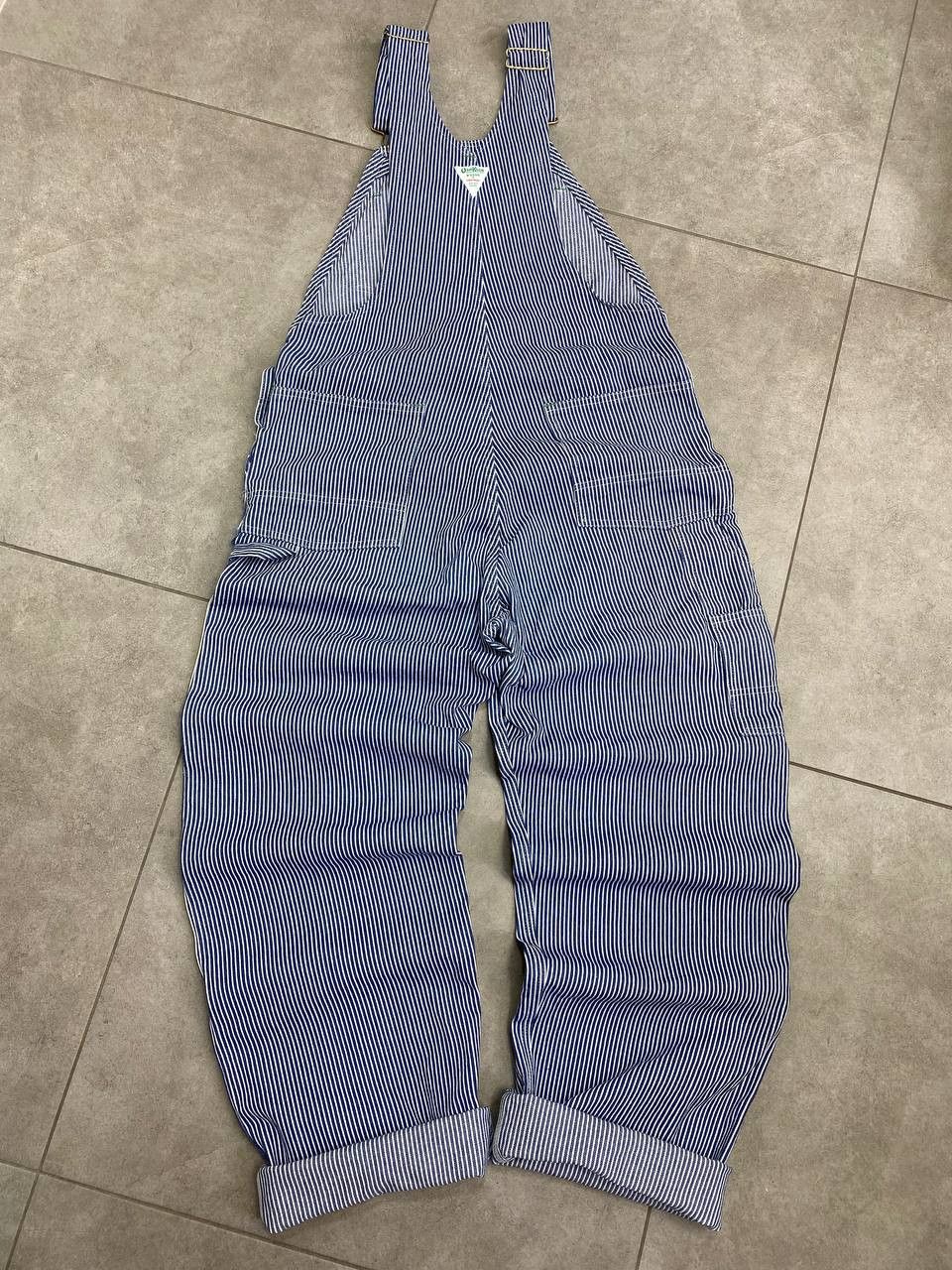 Oshkosh Vintage Oshkosh B'Gosh Union Made Striped American Overalls Size US 36 / EU 52 - 2 Thumbnail