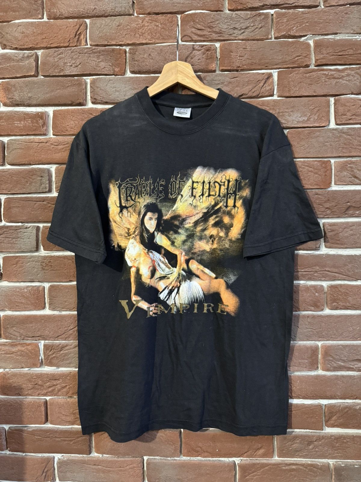Band Tees 90s Cradle Of Filth Vempire Metal Band Tshirt Vintage Rare Size US M / EU 48-50 / 2 - 3 Thumbnail