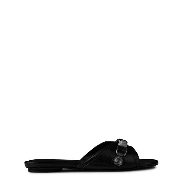 Balenciaga o1g2r1mq0924 Slip Ons Sandals in Black Size US 5 / IT 35 - 1 Thumbnail