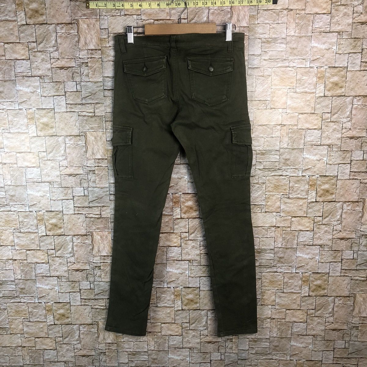 Japanese Brand Gamineverie Green Cargo Multipocket Pants #A87 Size US 28 / EU 44 - 16 Thumbnail