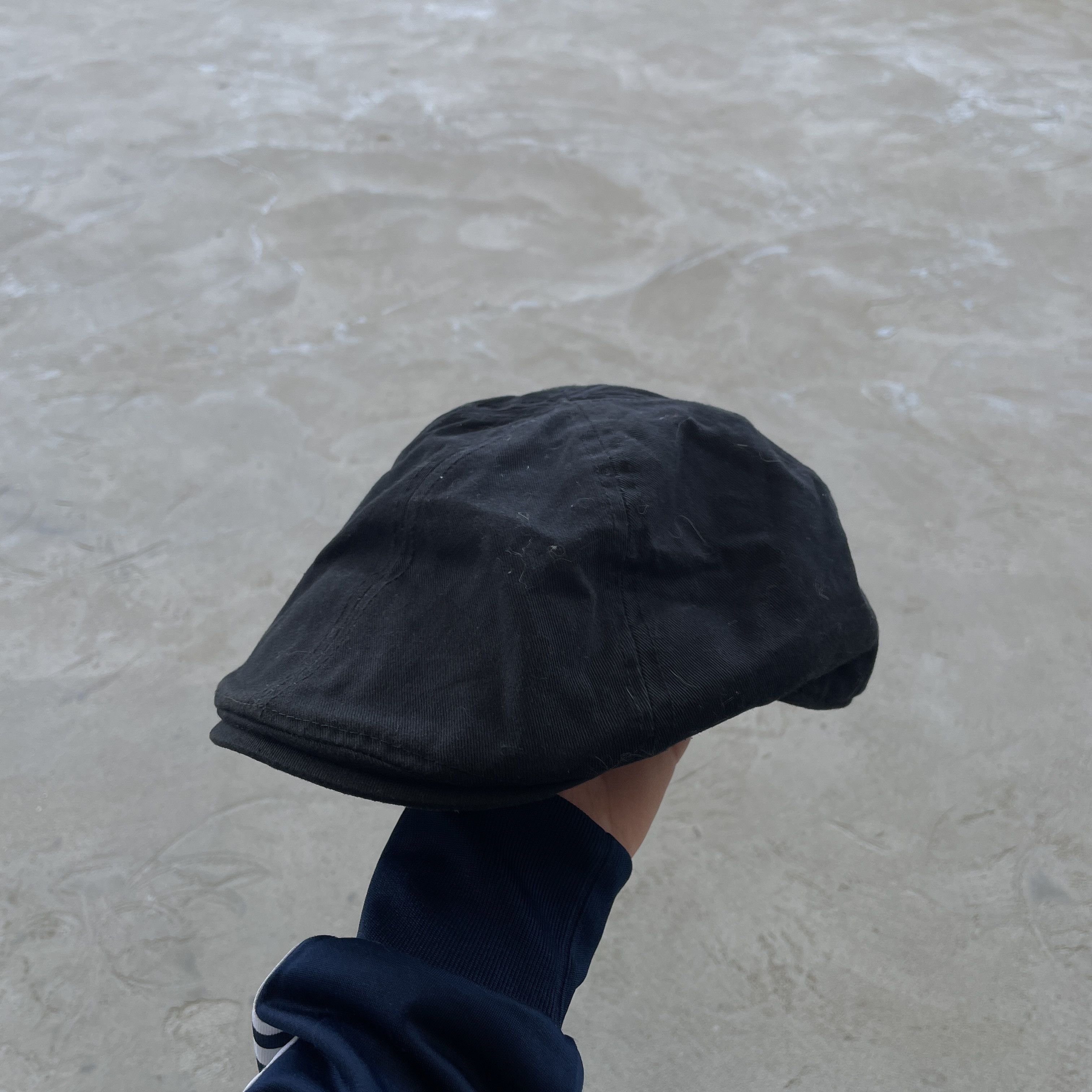 Harley Davidson Harley Davidson Vintage Black Cotton Driver Flat Cap L Size ONE SIZE - 1 Thumbnail